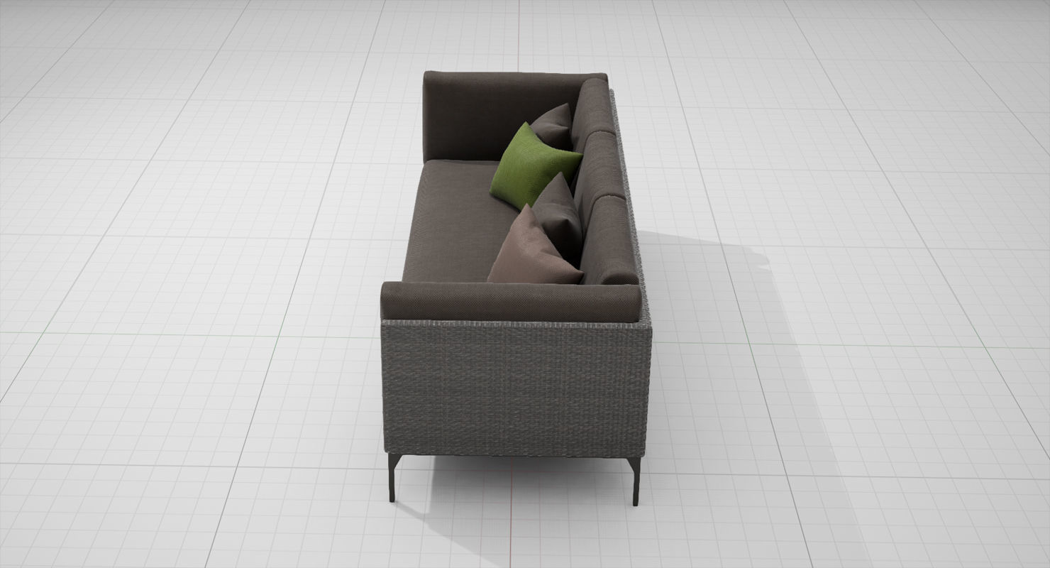 Dedon Mu Sofa 002 UE4 3D model_11