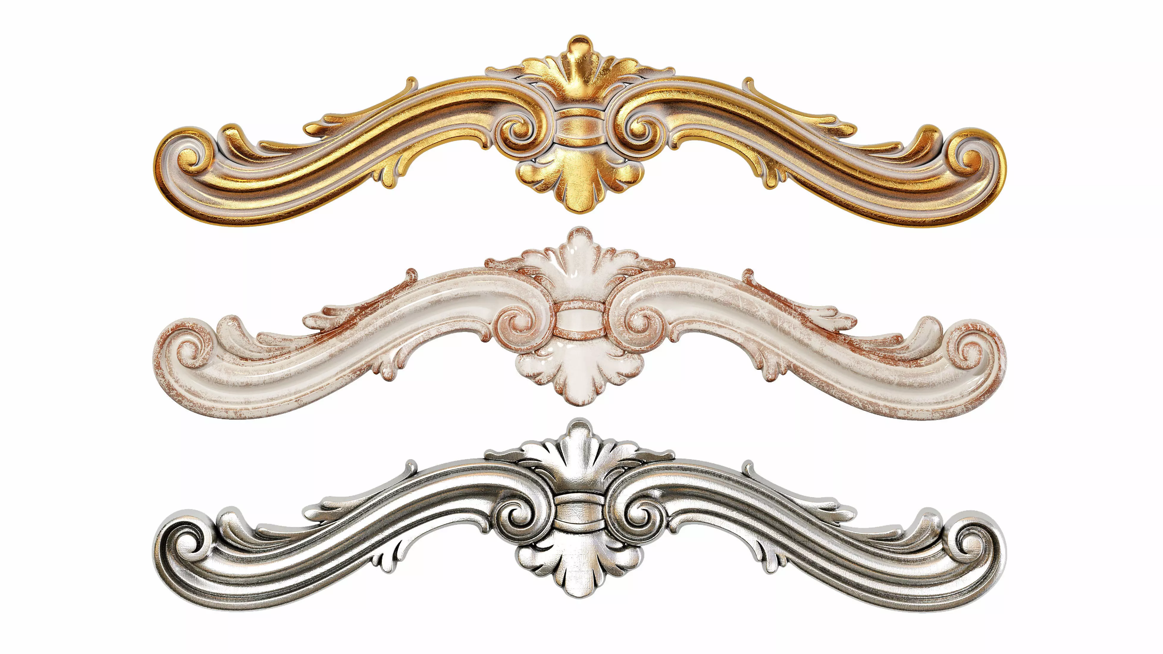 Classic carved 138 3D model_0