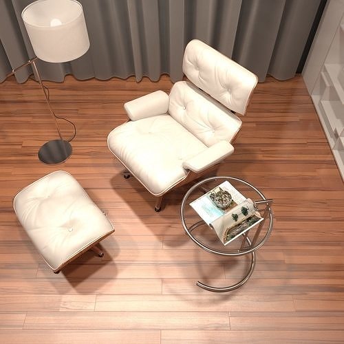 Loft Studio Scene 3D model 2