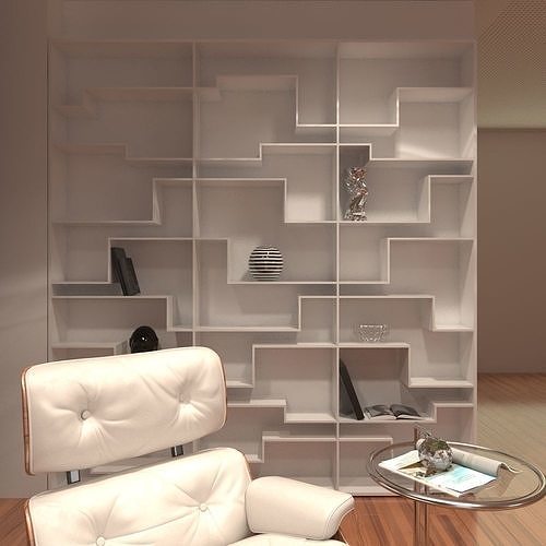 Loft Studio Scene 3D model 5