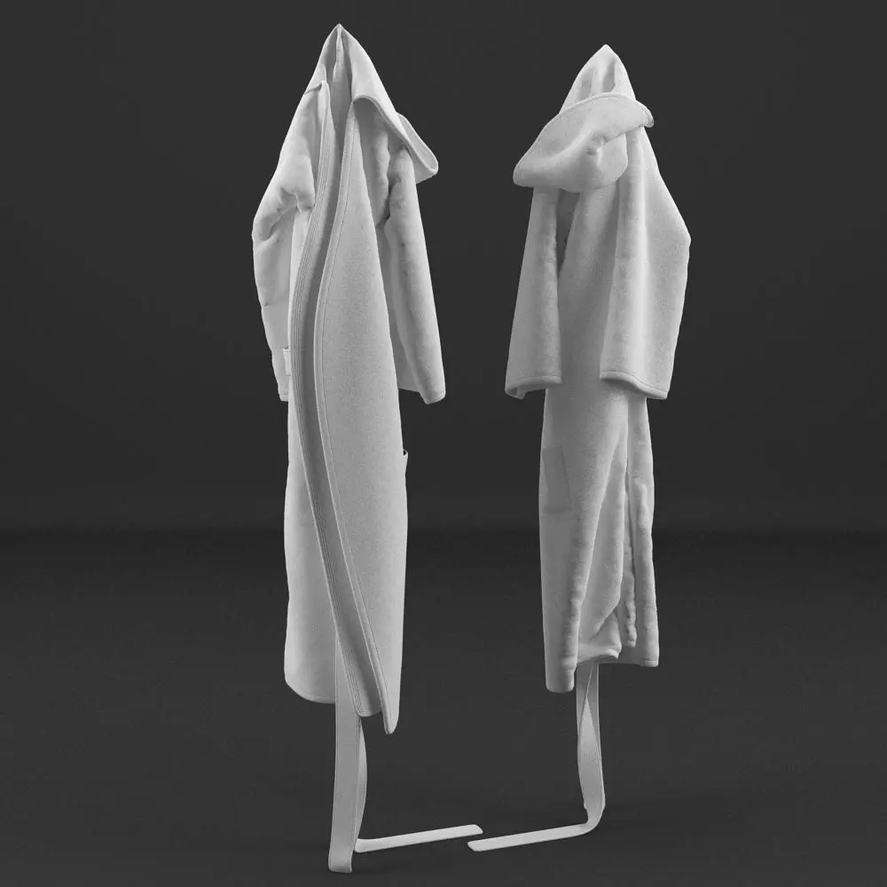 Bath Robe 4 3D model