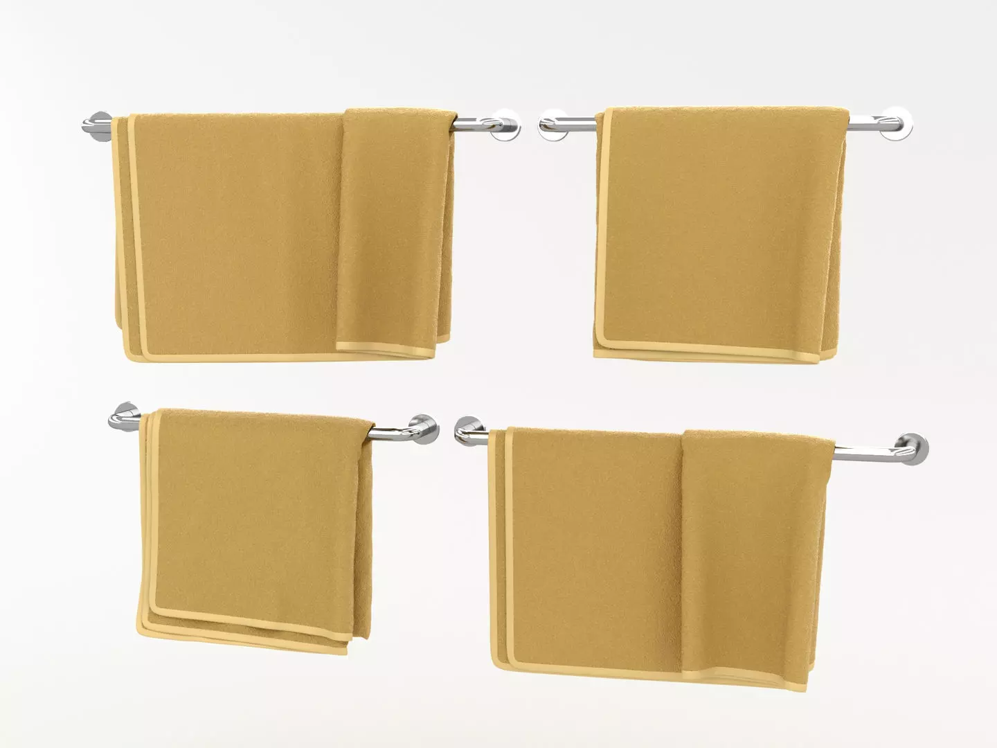 Hanging Towels 1 3D model