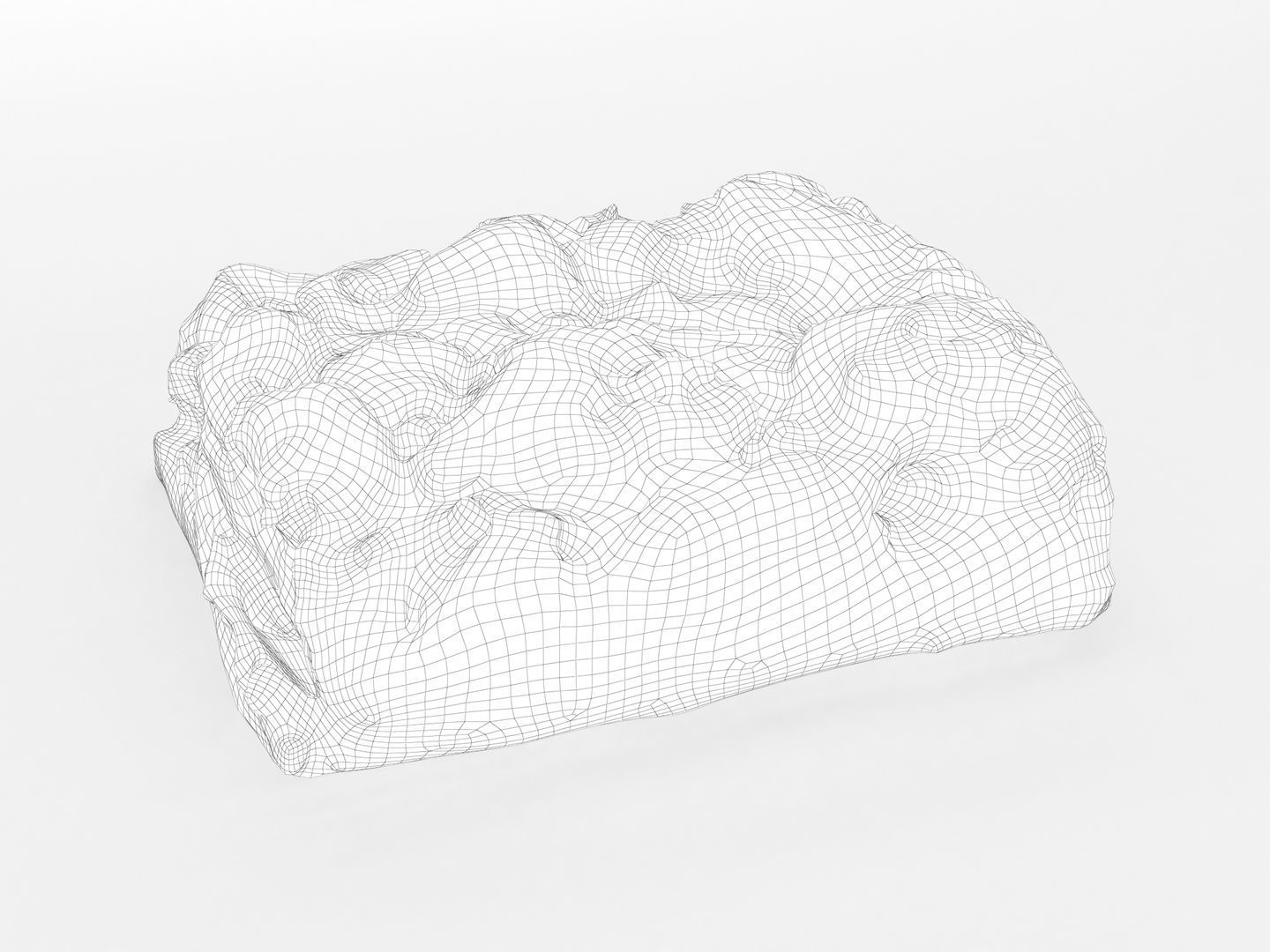 Pastry Cake Slice 022 3D model_14