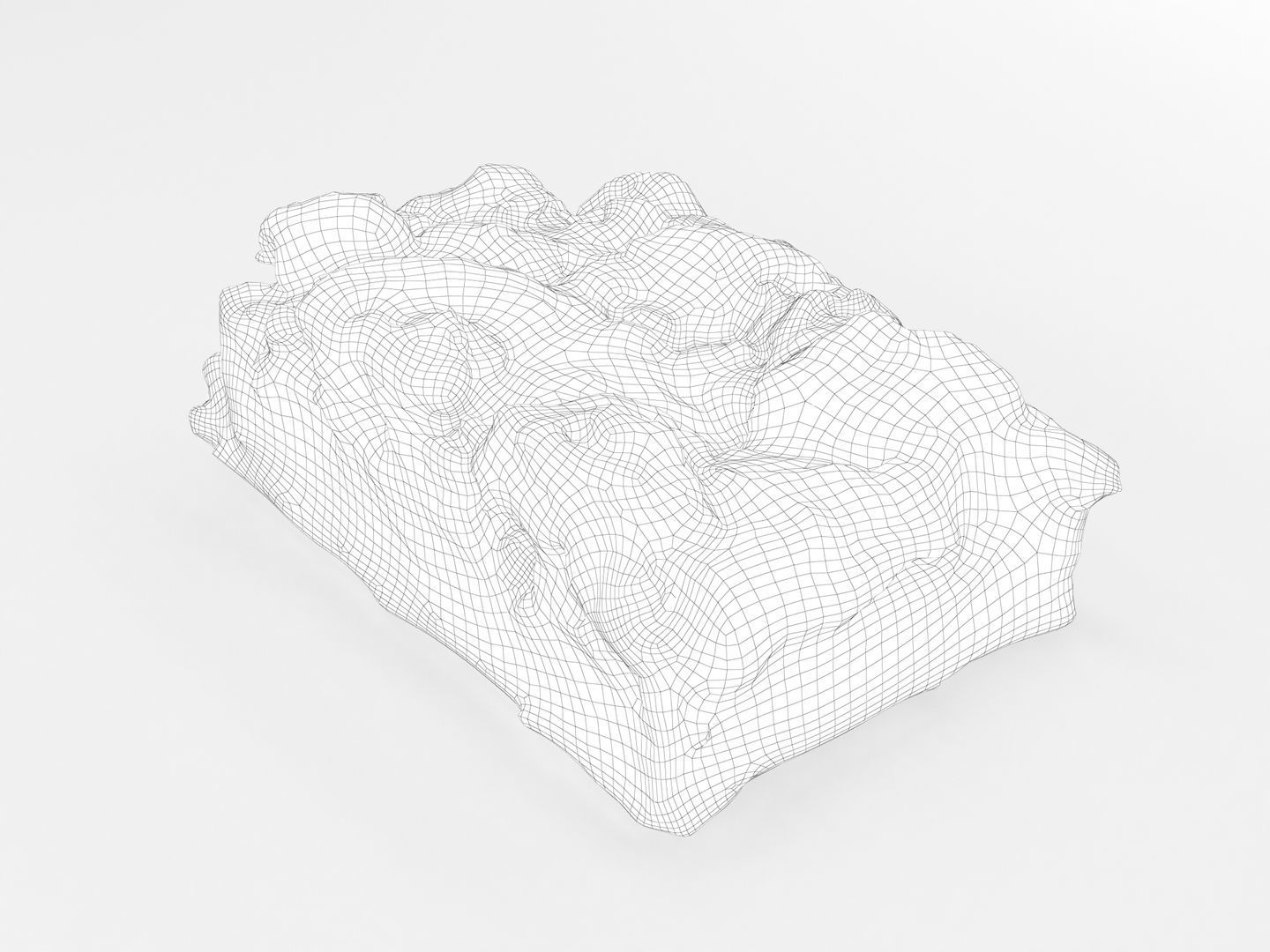 Pastry Cake Slice 022 3D model_13