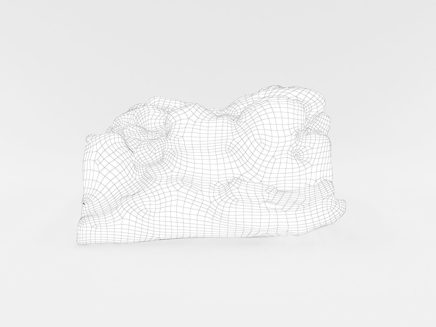 Pastry Cake Slice 022 3D model_15