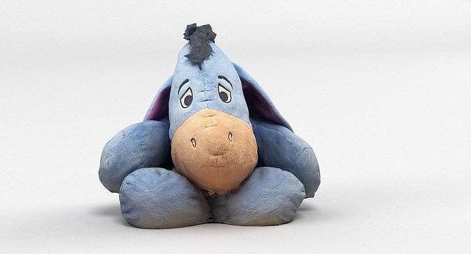 Cuddly Stuffed Toy 2 3D model