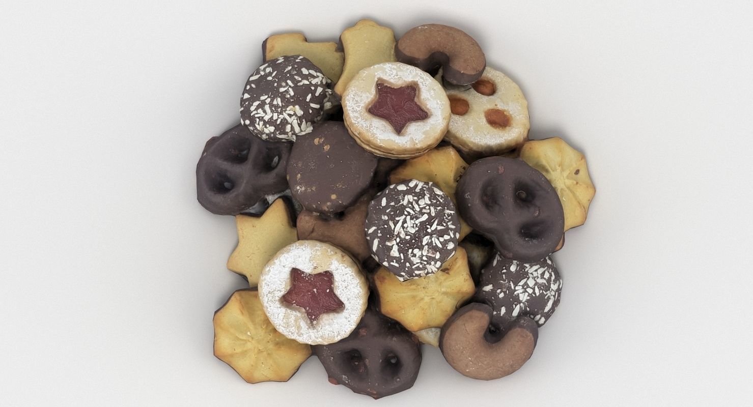 Christmas Cookies 3D model_1