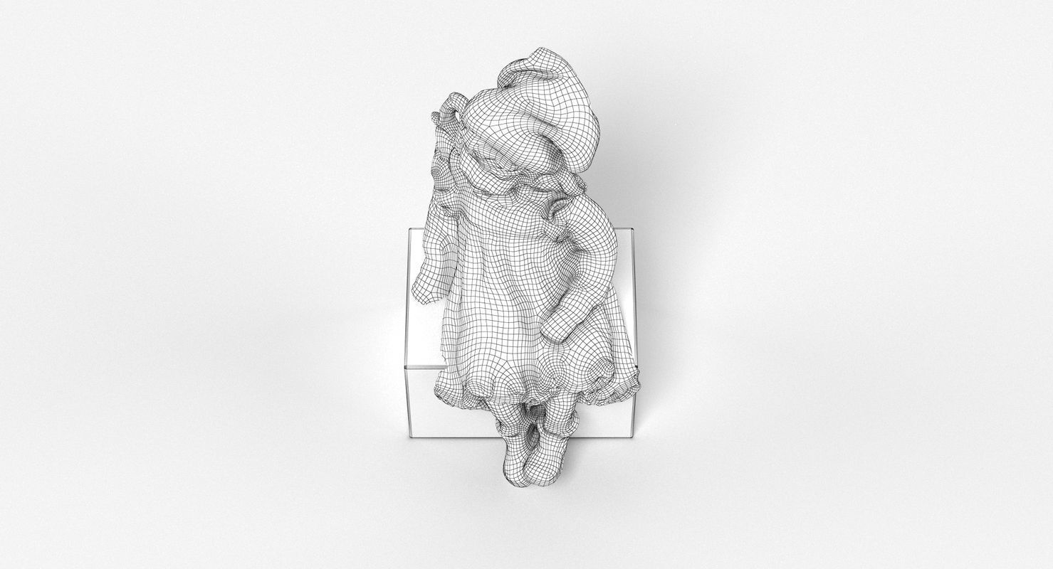 Girl Figurine 3D model_7