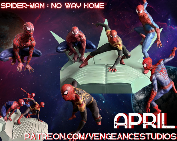 Spider-Man No Way Home Diorama 3D print model_21