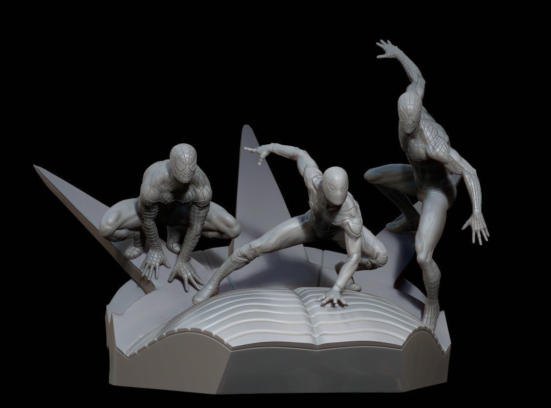 Spider-Man No Way Home Diorama 3D print model_5