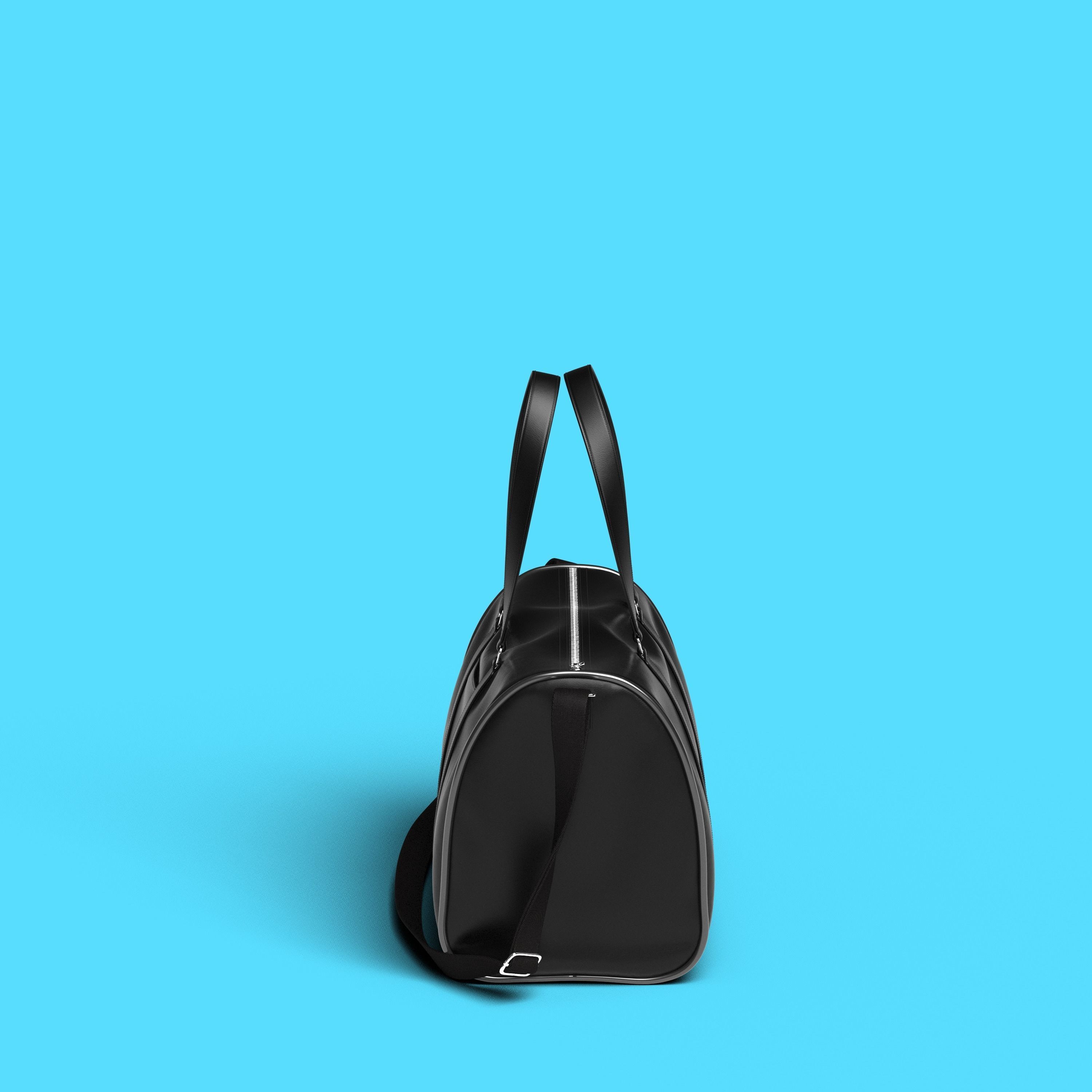 Leather Duffel Bag 3D model_6
