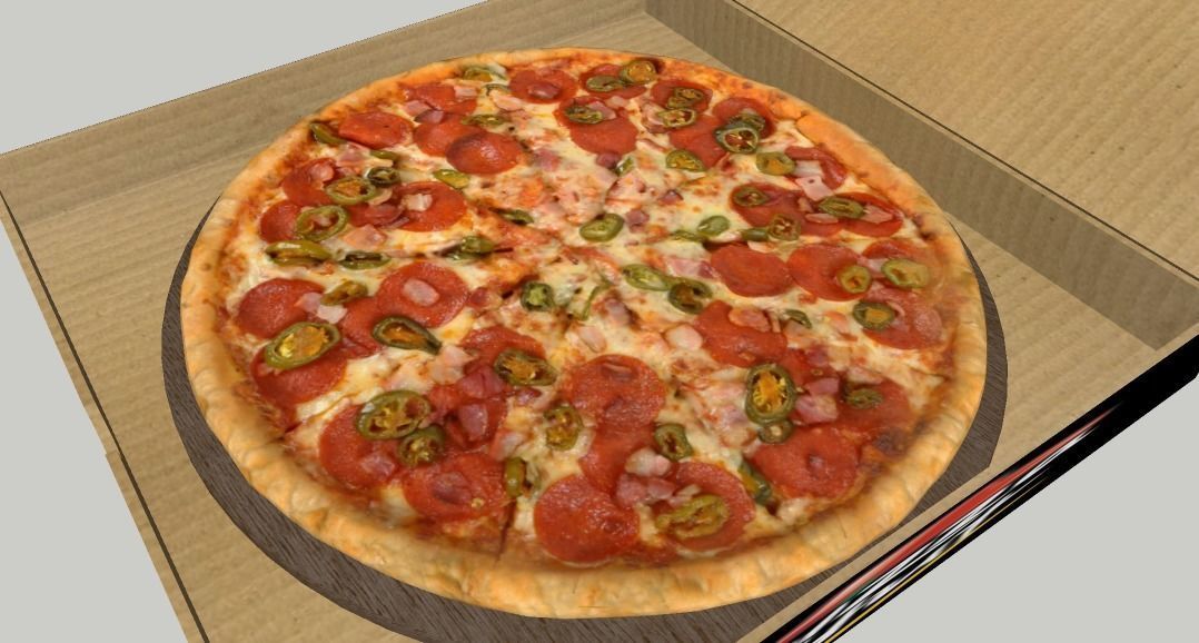 PIZZA  HUT 3D MODEL 3D model_7