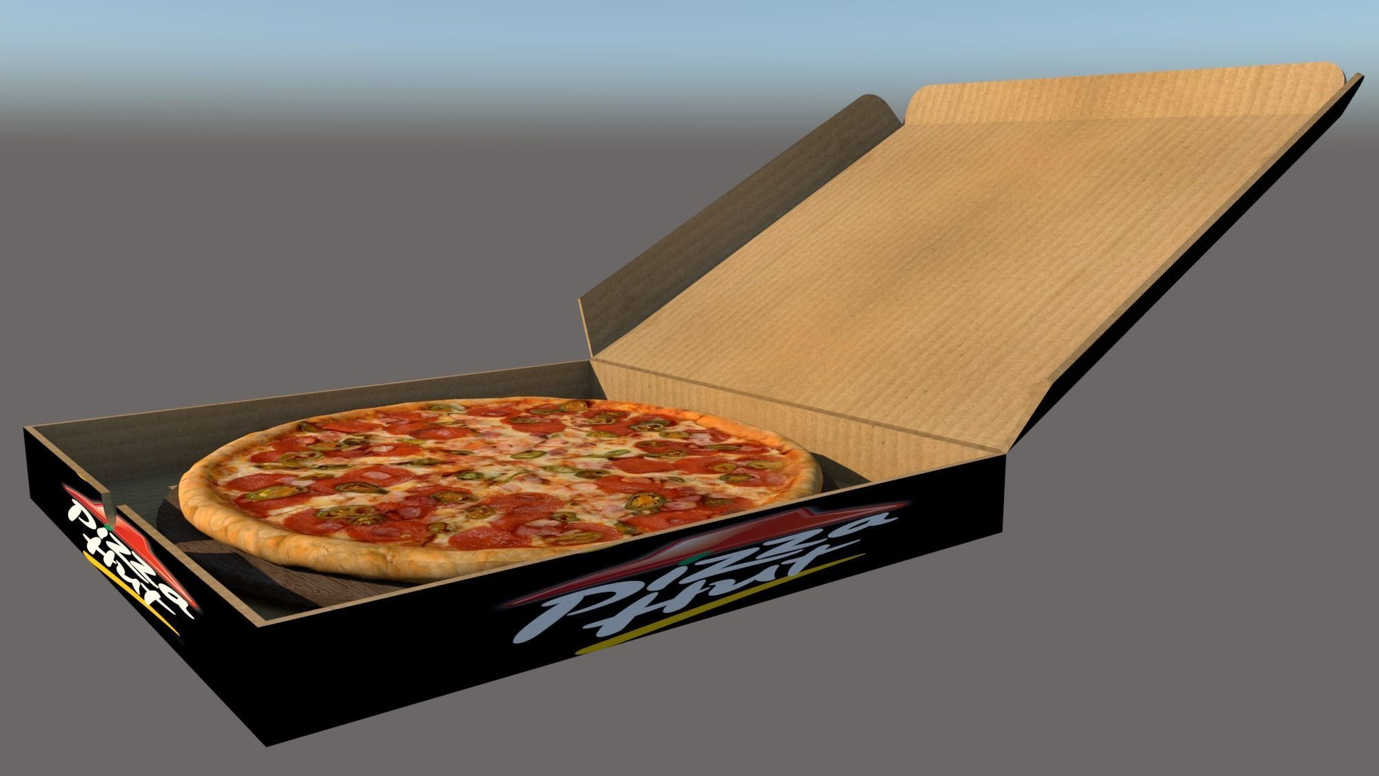 PIZZA  HUT 3D MODEL 3D model_2