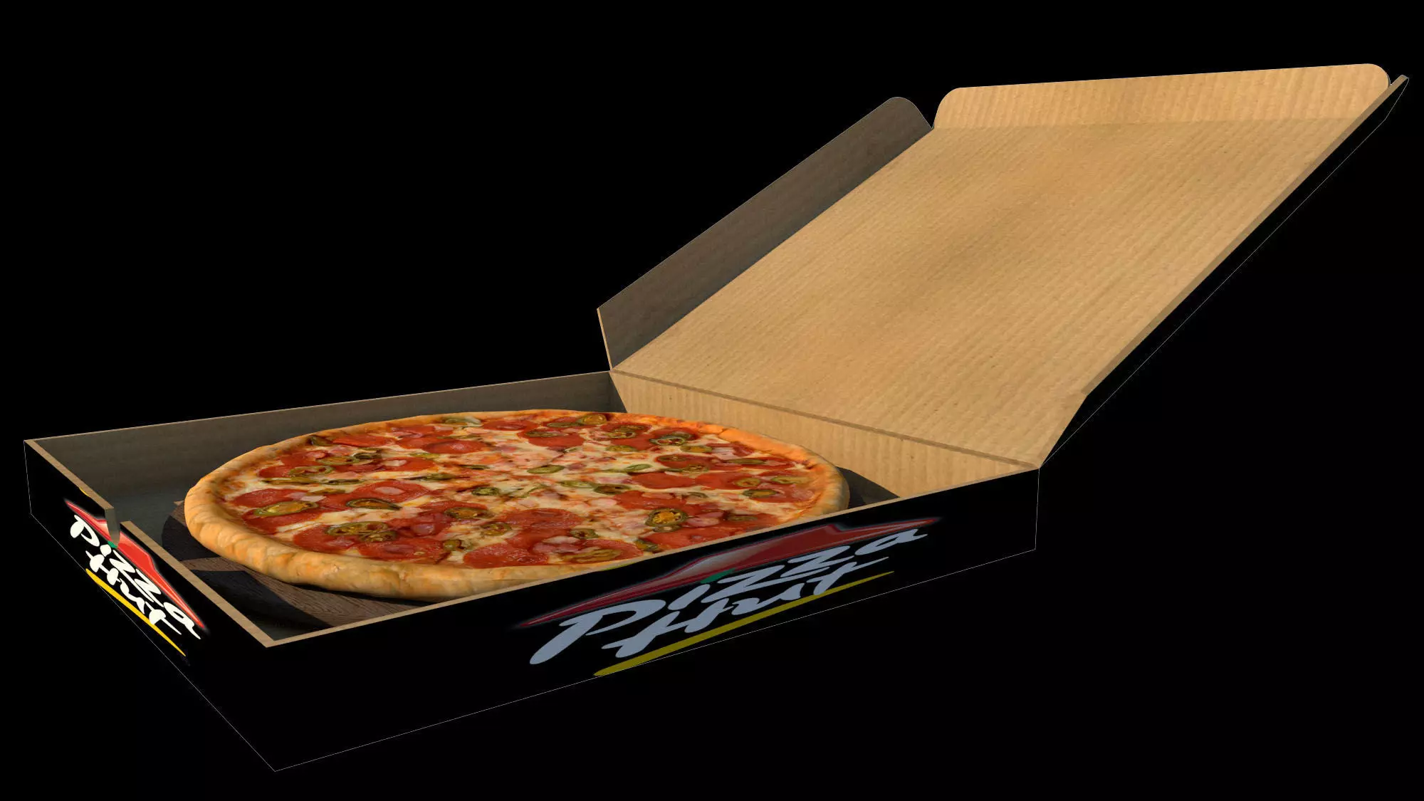 PIZZA  HUT 3D MODEL 3D model_0