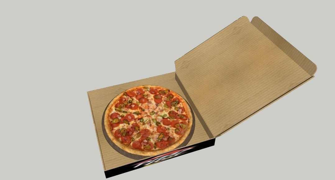 PIZZA  HUT 3D MODEL 3D model_8