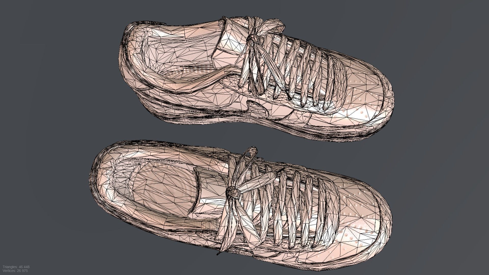 NIKE AIR FORCE 1 SHOES PBR Low-poly 3D model_8