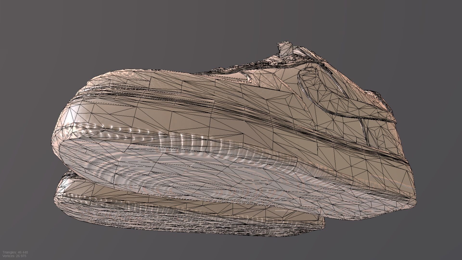 NIKE AIR FORCE 1 SHOES PBR Low-poly 3D model_10