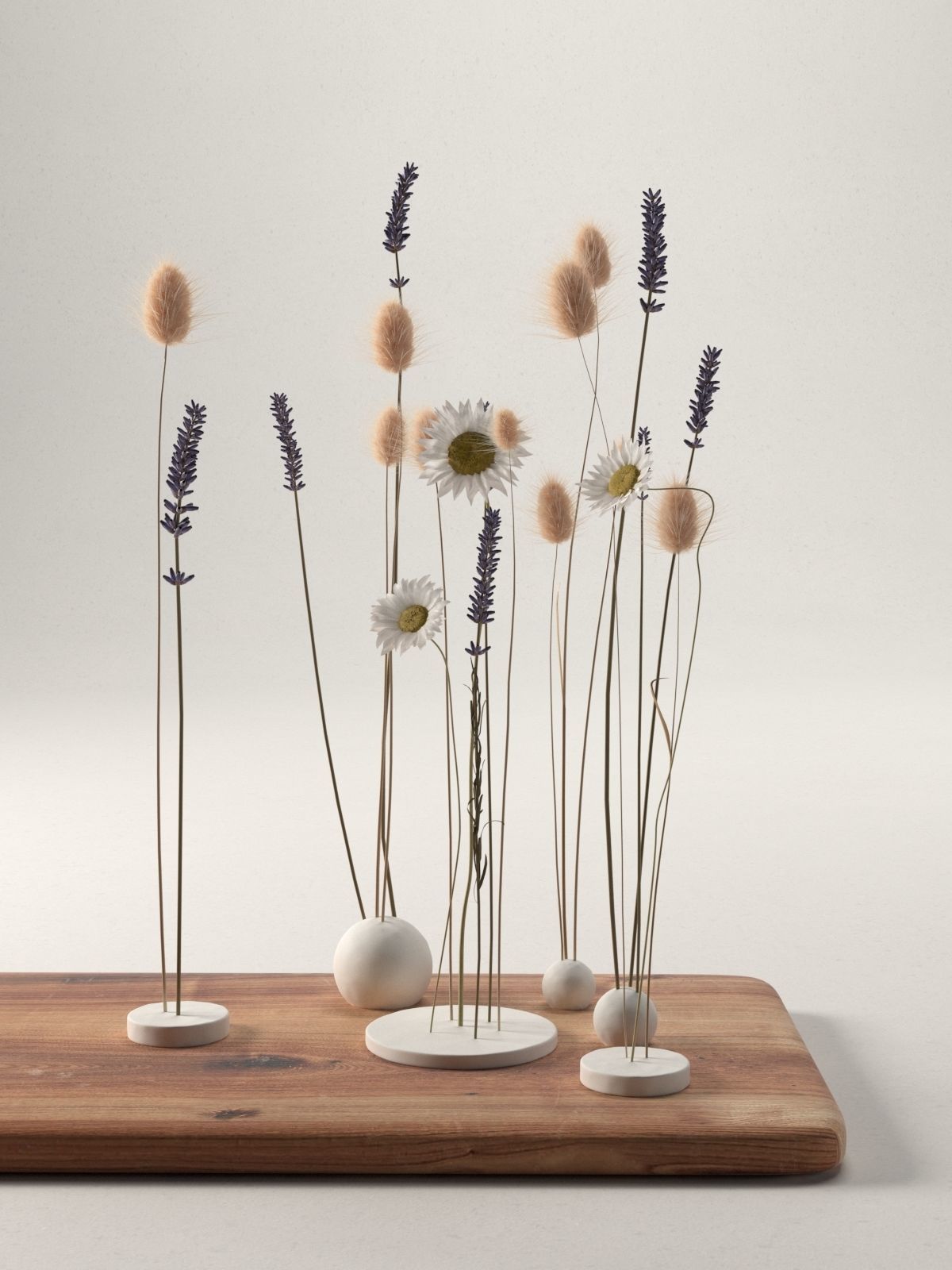 Flowers in The Clay  3D model_1