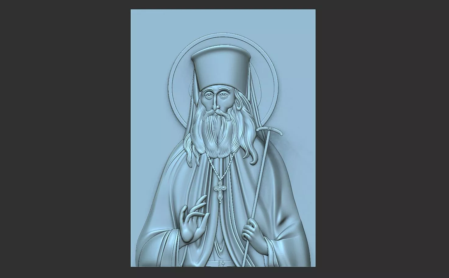 Venerable Pimen of Ugresh 3D print model