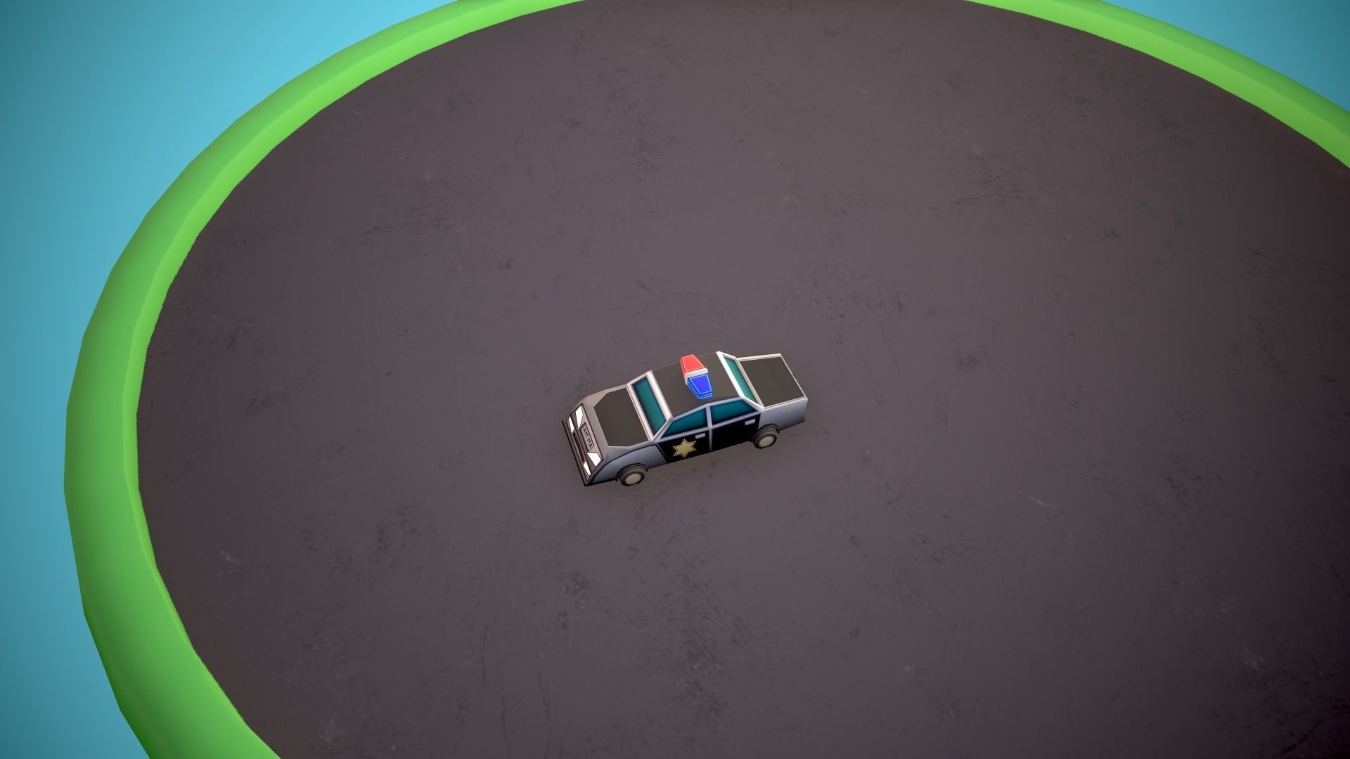 Emergency service vehicles Low-poly 3D model_17