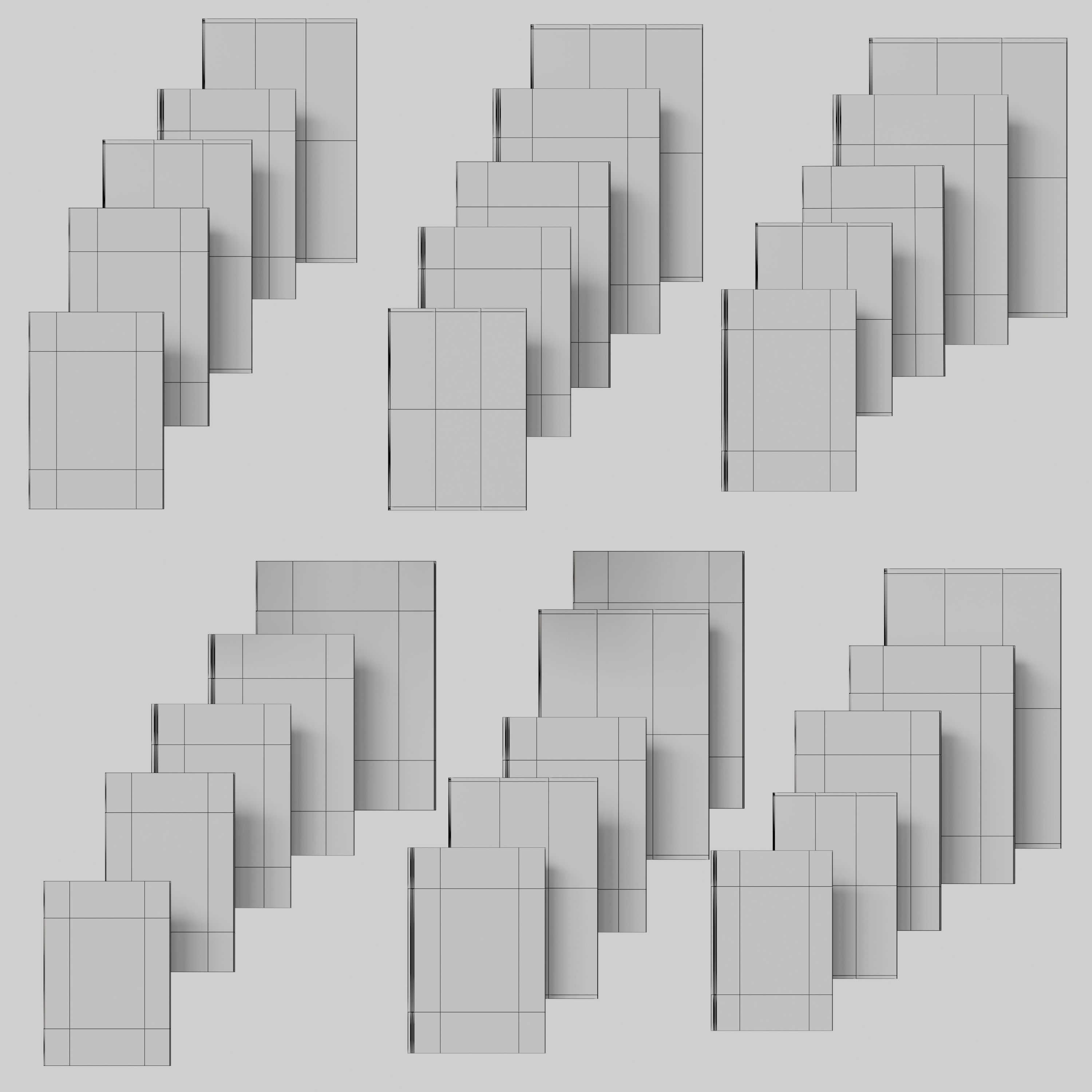 Set of Kitchen Books 07 3D model_7