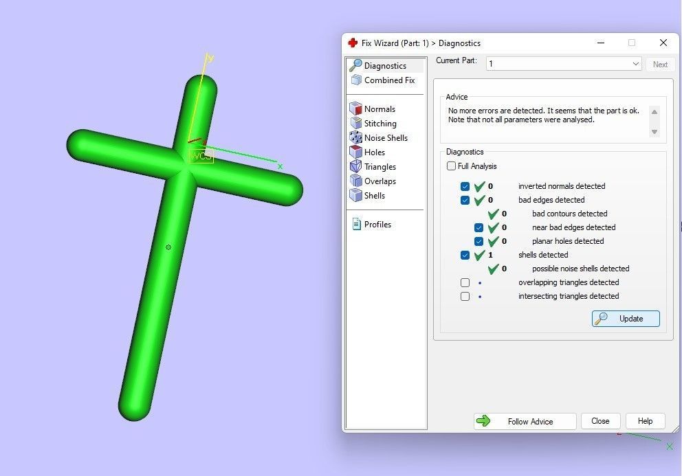 cross rose gold pendant with sapphires 3D print model_12