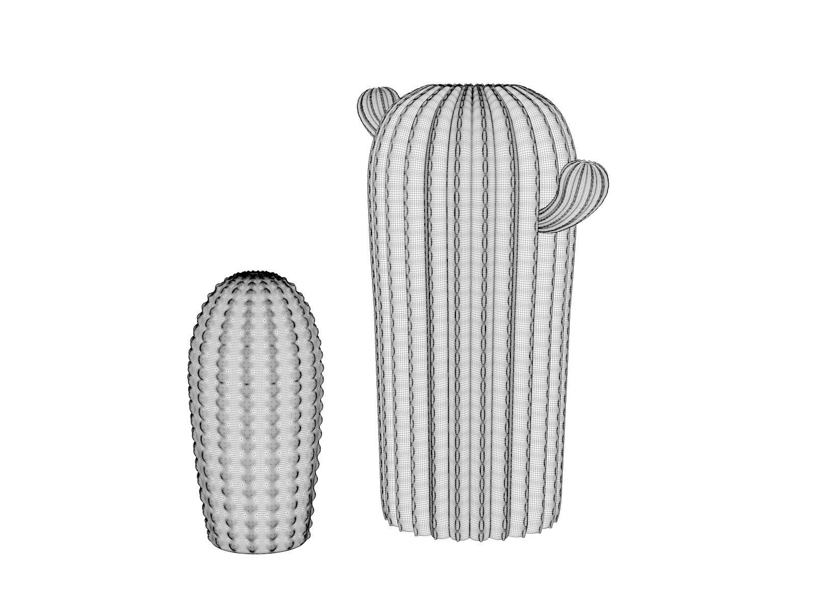 Cactus Sculptures  3D model_3