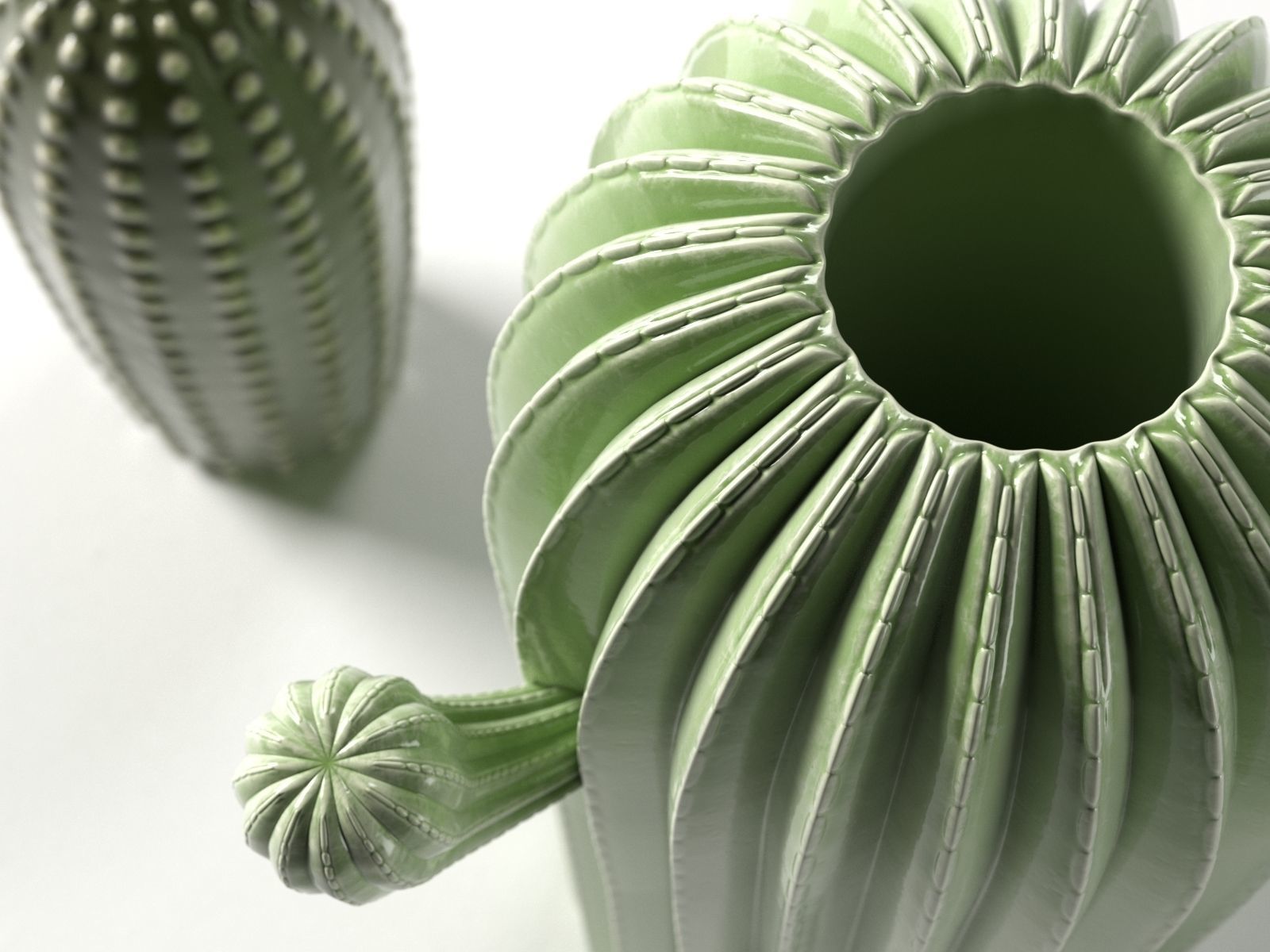 Cactus Sculptures  3D model_2