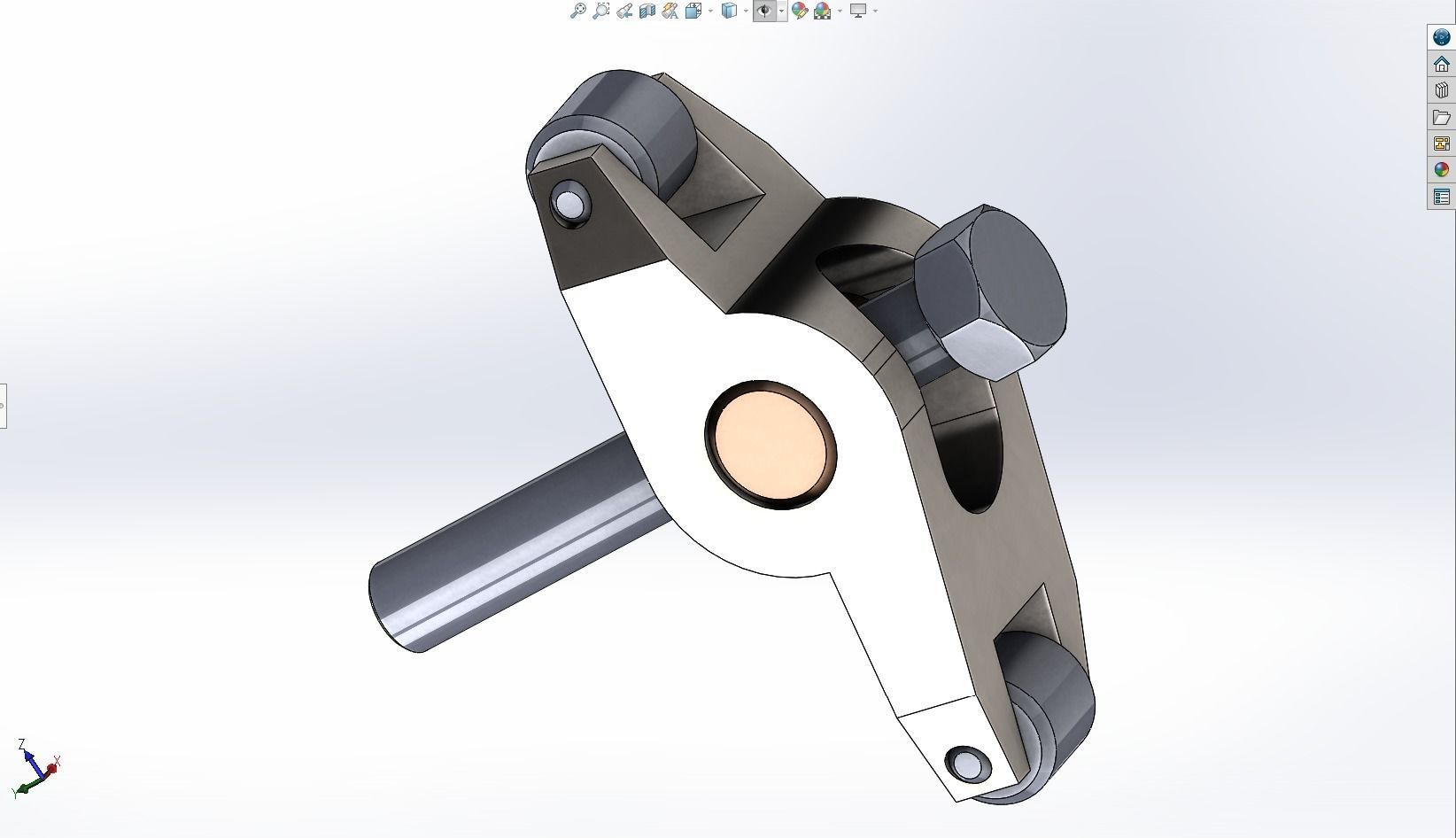 Rocket arm - Solidworks 3D model_3