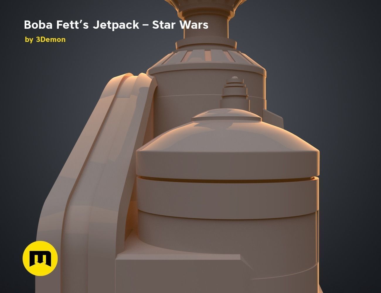 Boba Fetts Jetpack - Star Wars 3D print model_11