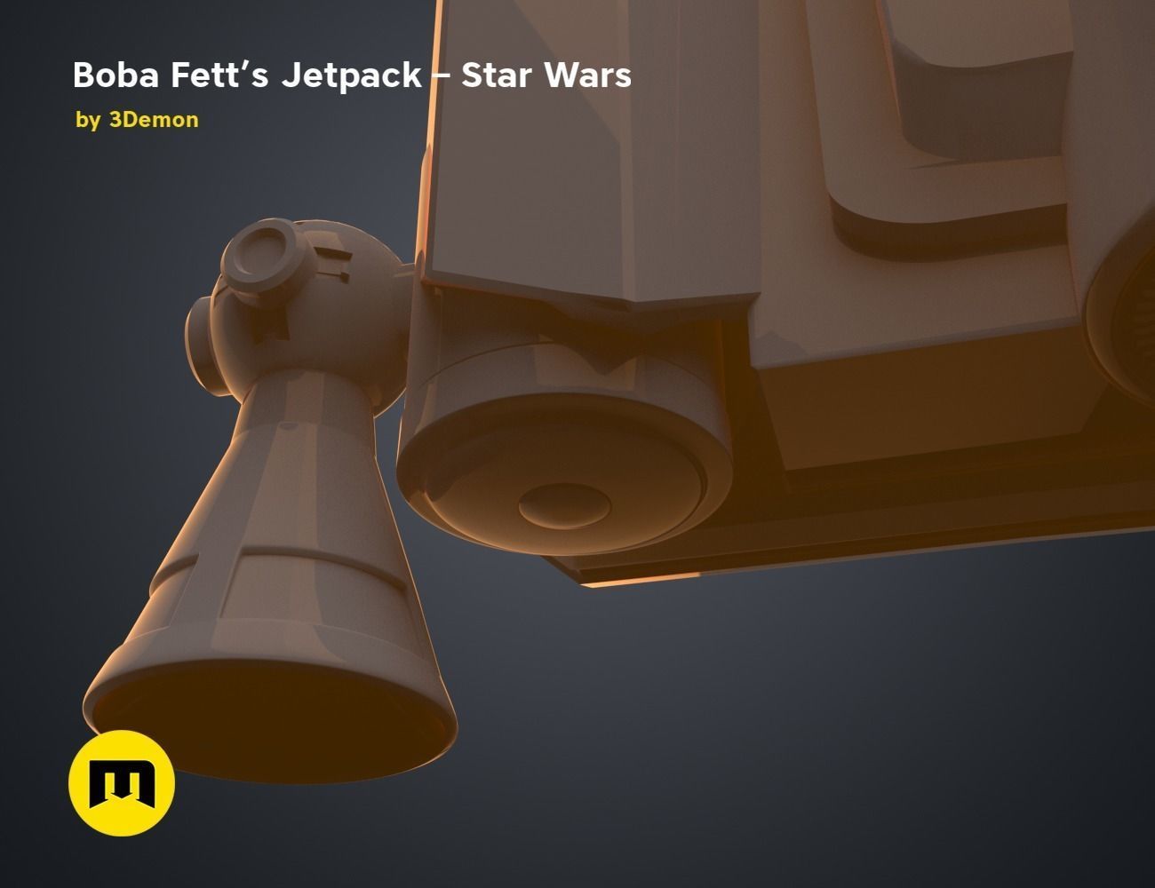 Boba Fetts Jetpack - Star Wars 3D print model_13