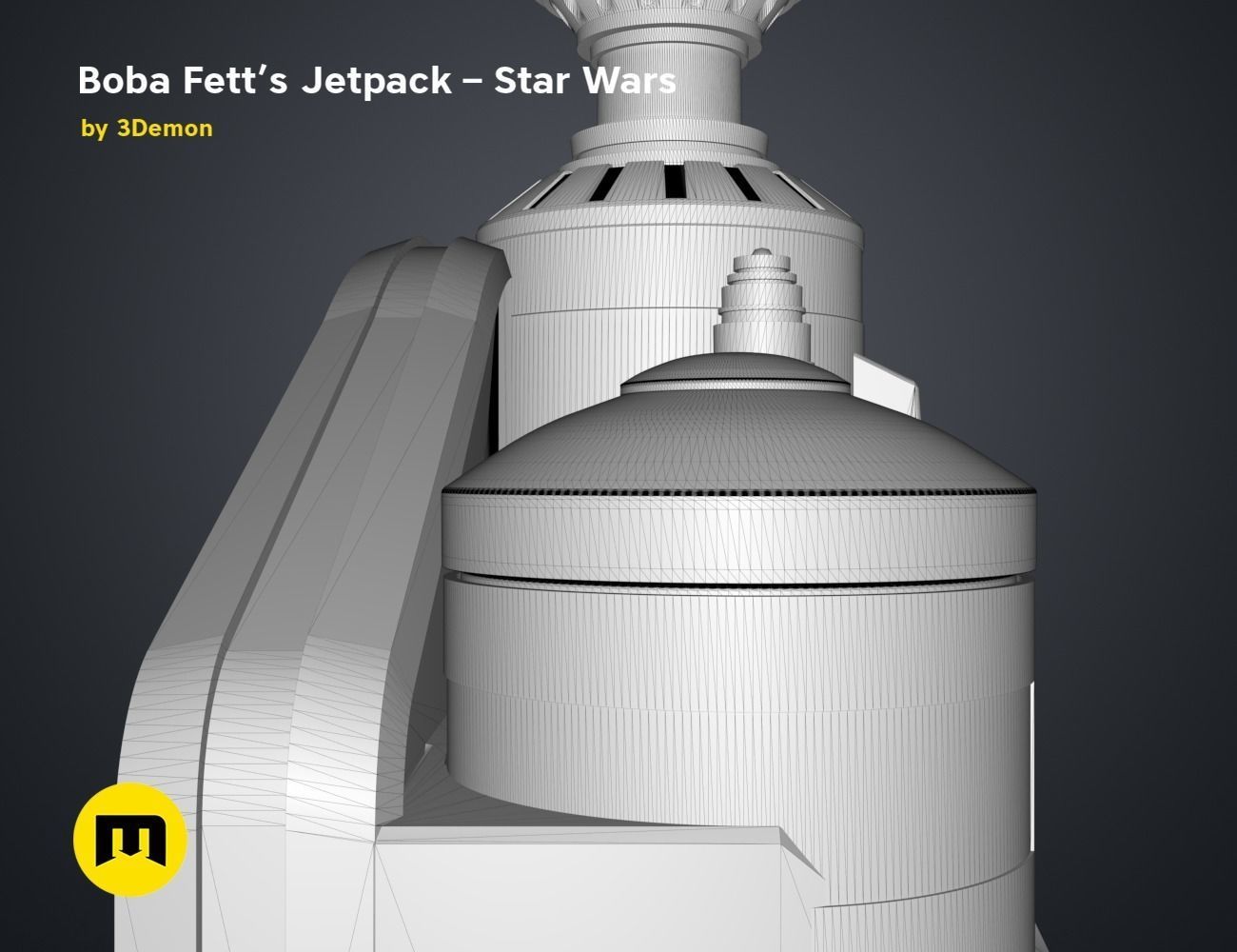 Boba Fetts Jetpack - Star Wars 3D print model_12