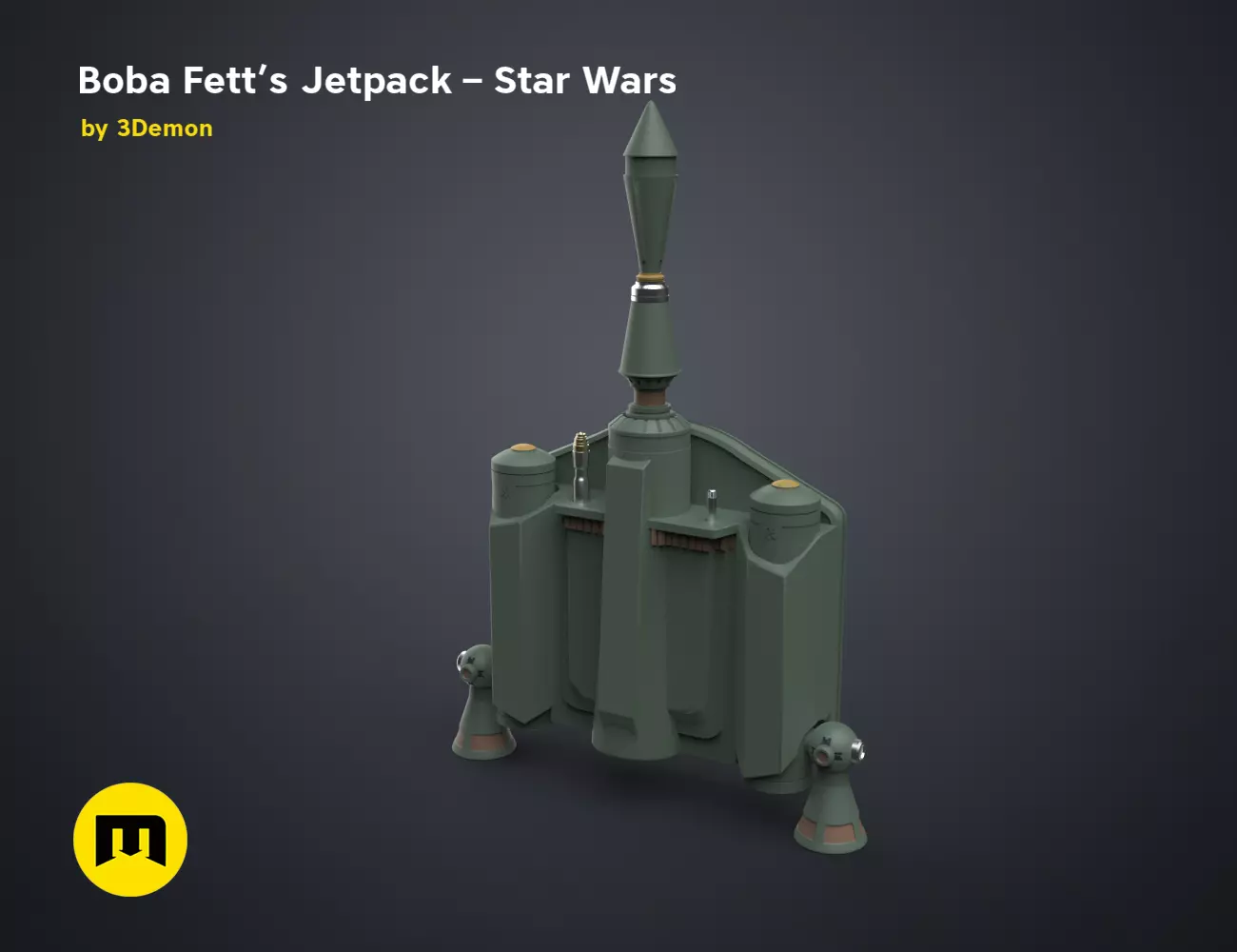 Boba Fetts Jetpack - Star Wars 3D print model_0
