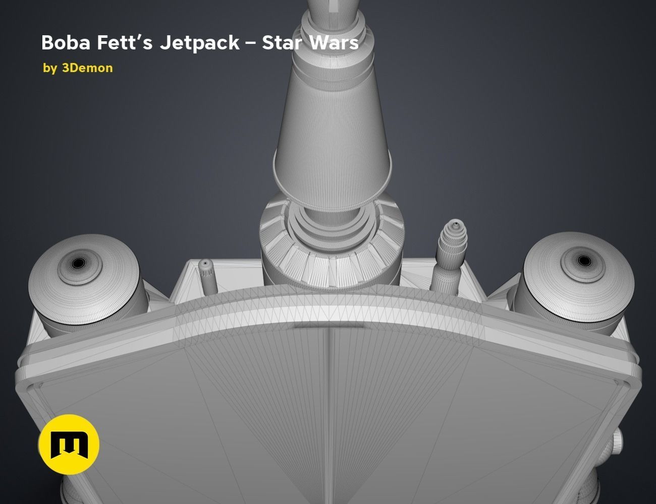 Boba Fetts Jetpack - Star Wars 3D print model_16