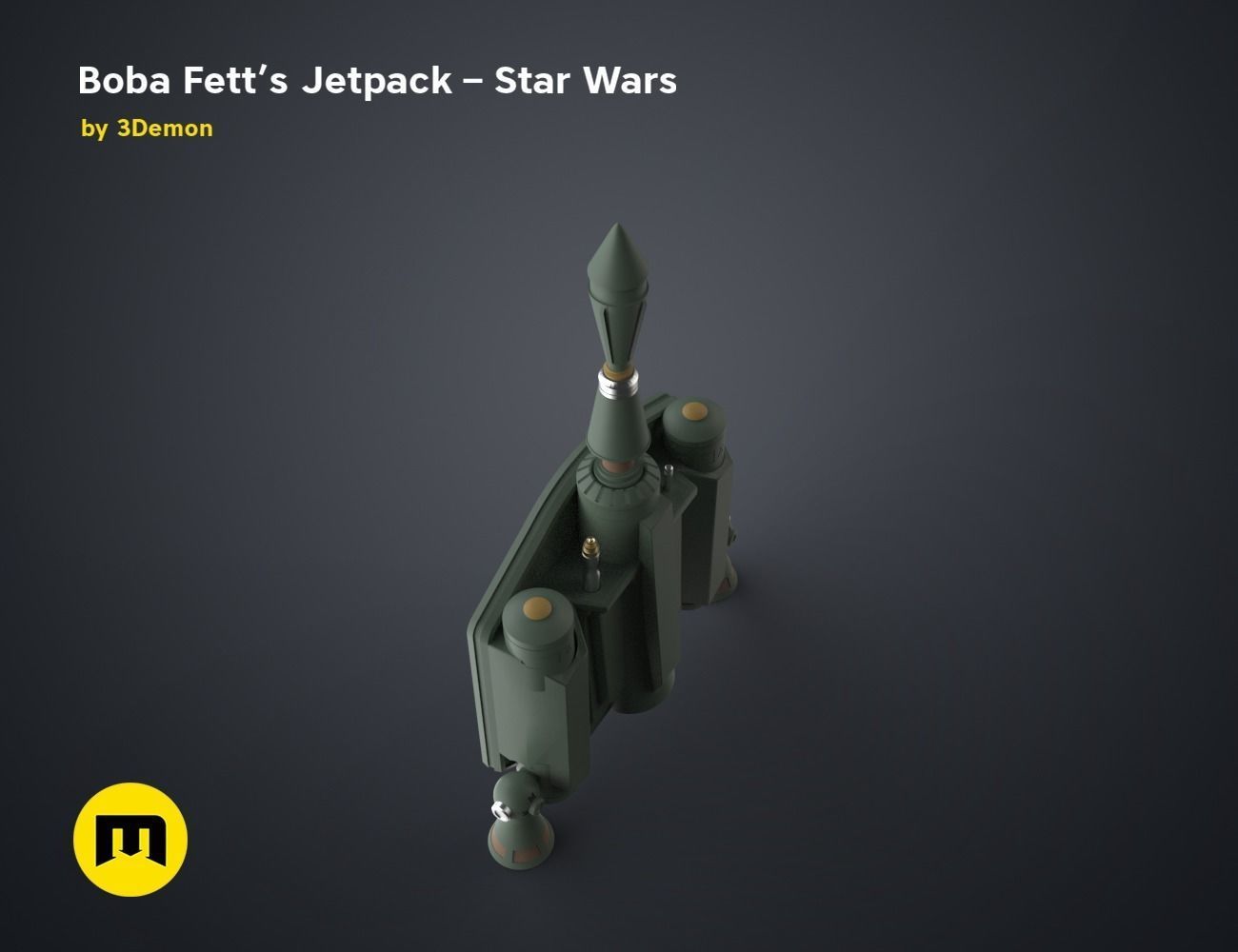 Boba Fetts Jetpack - Star Wars 3D print model_21