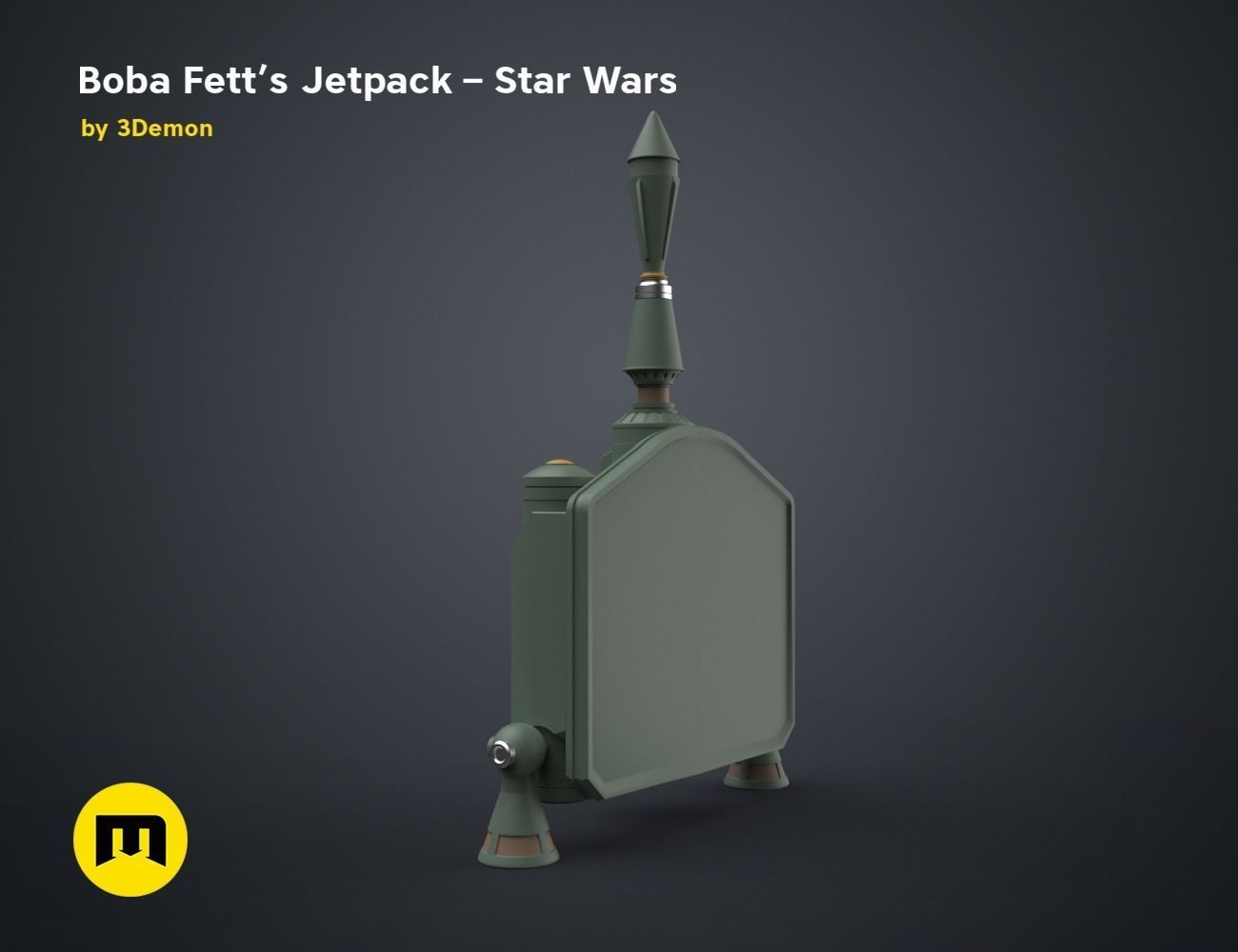 Boba Fetts Jetpack - Star Wars 3D print model_18