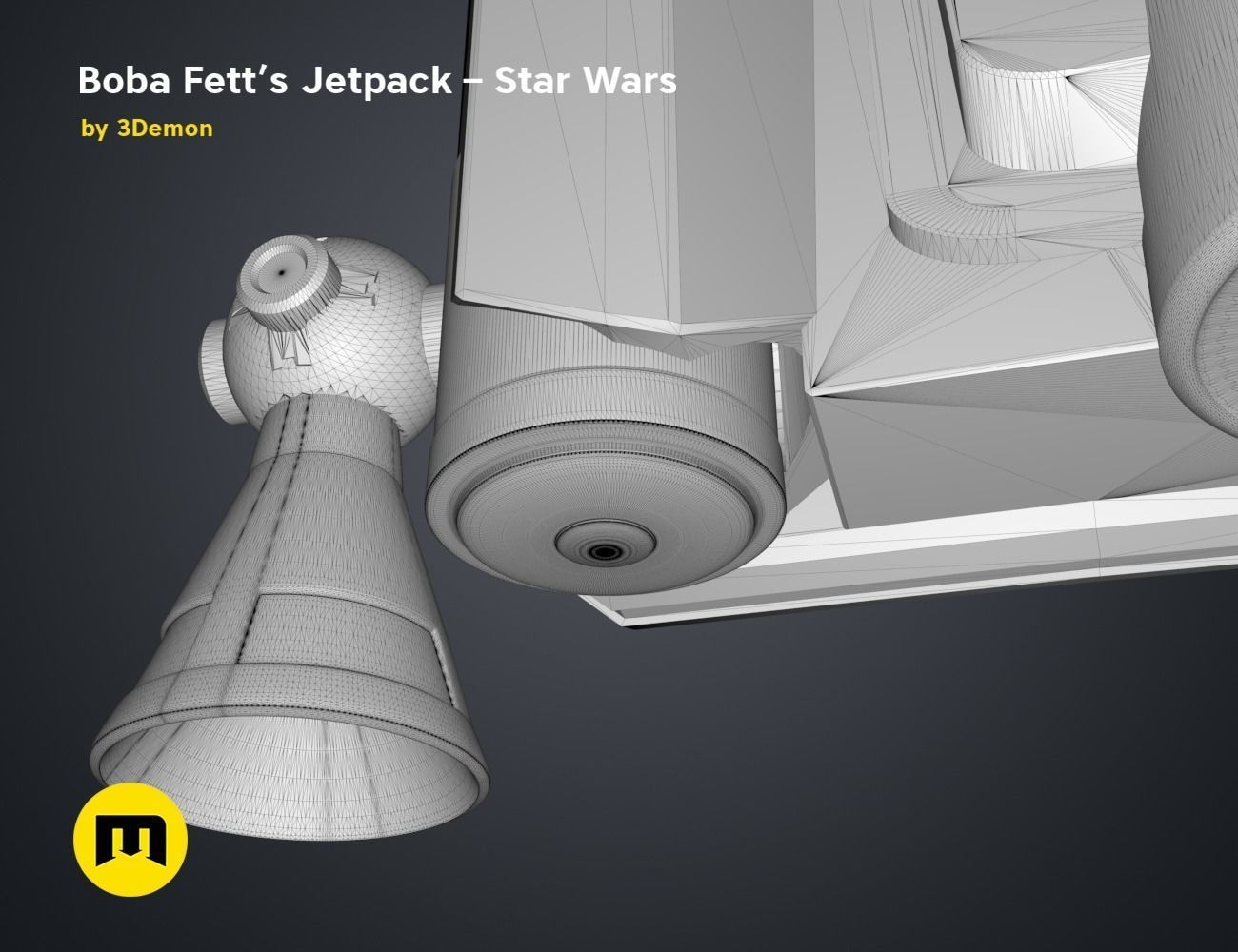 Boba Fetts Jetpack - Star Wars 3D print model_14