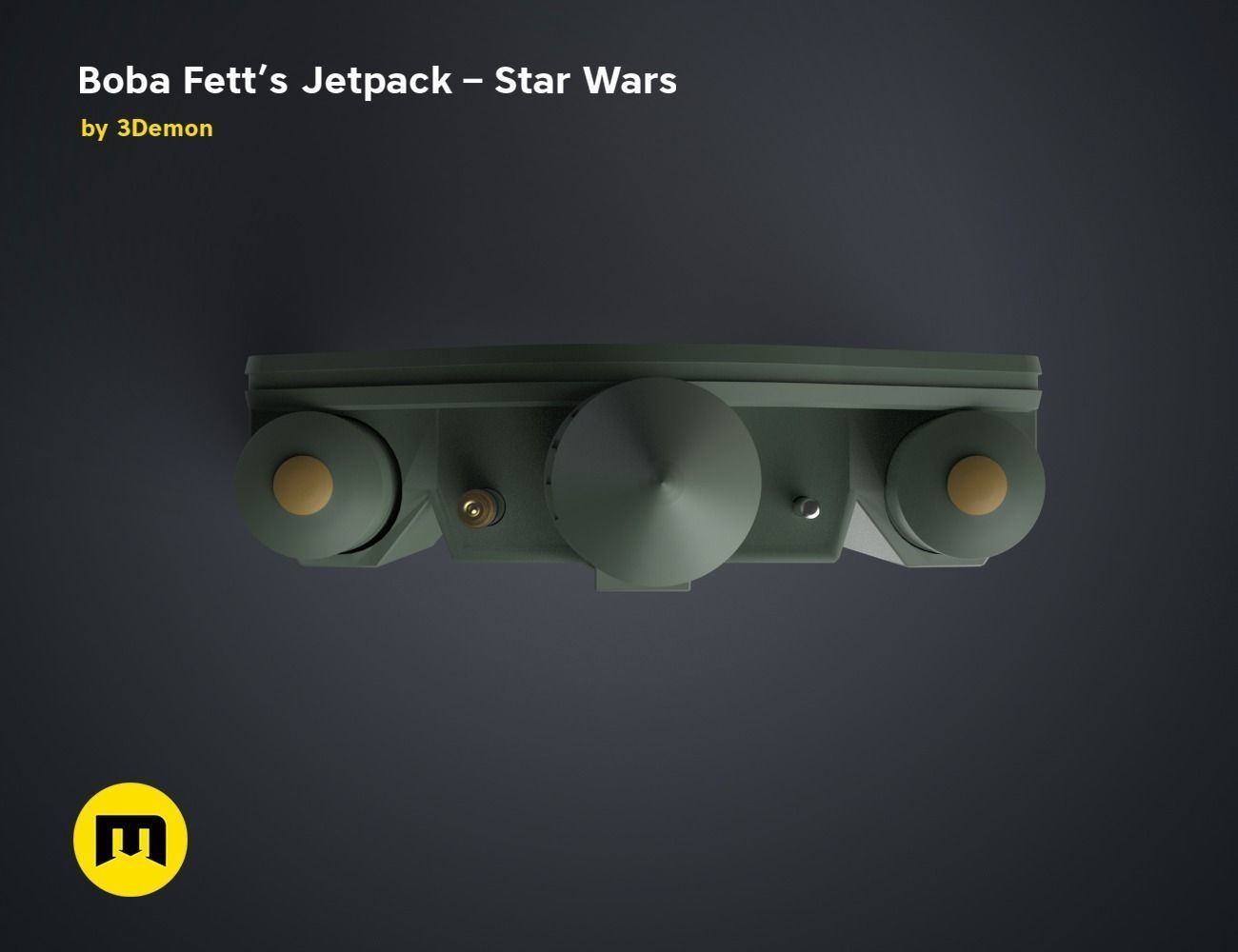 Boba Fetts Jetpack - Star Wars 3D print model_4