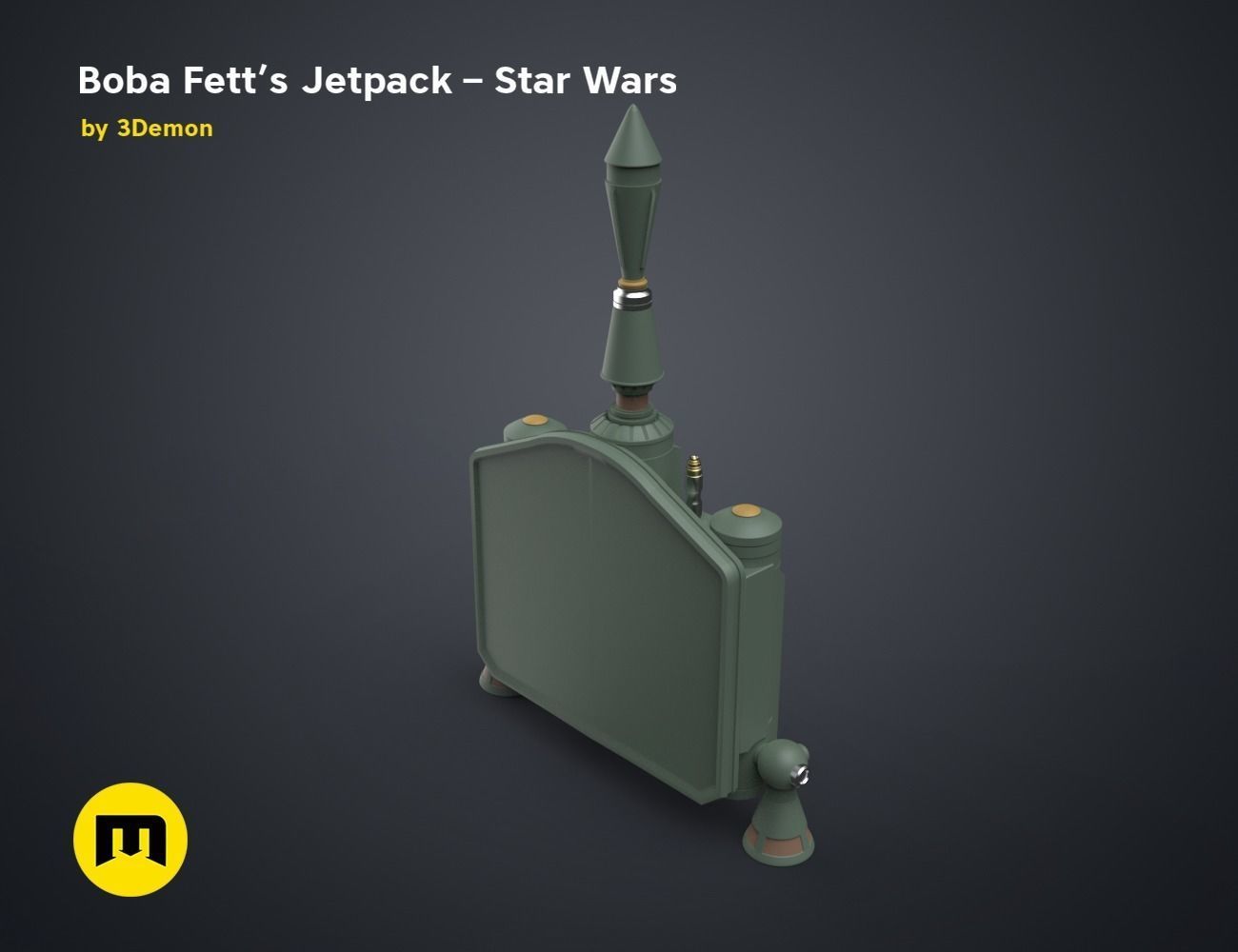 Boba Fetts Jetpack - Star Wars 3D print model_20