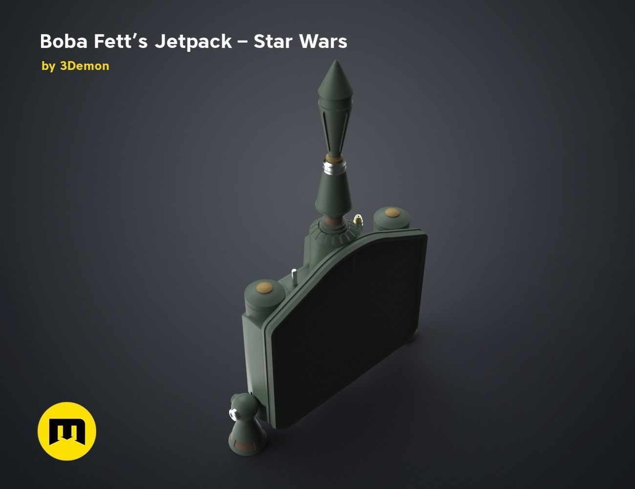 Boba Fetts Jetpack - Star Wars 3D print model_19