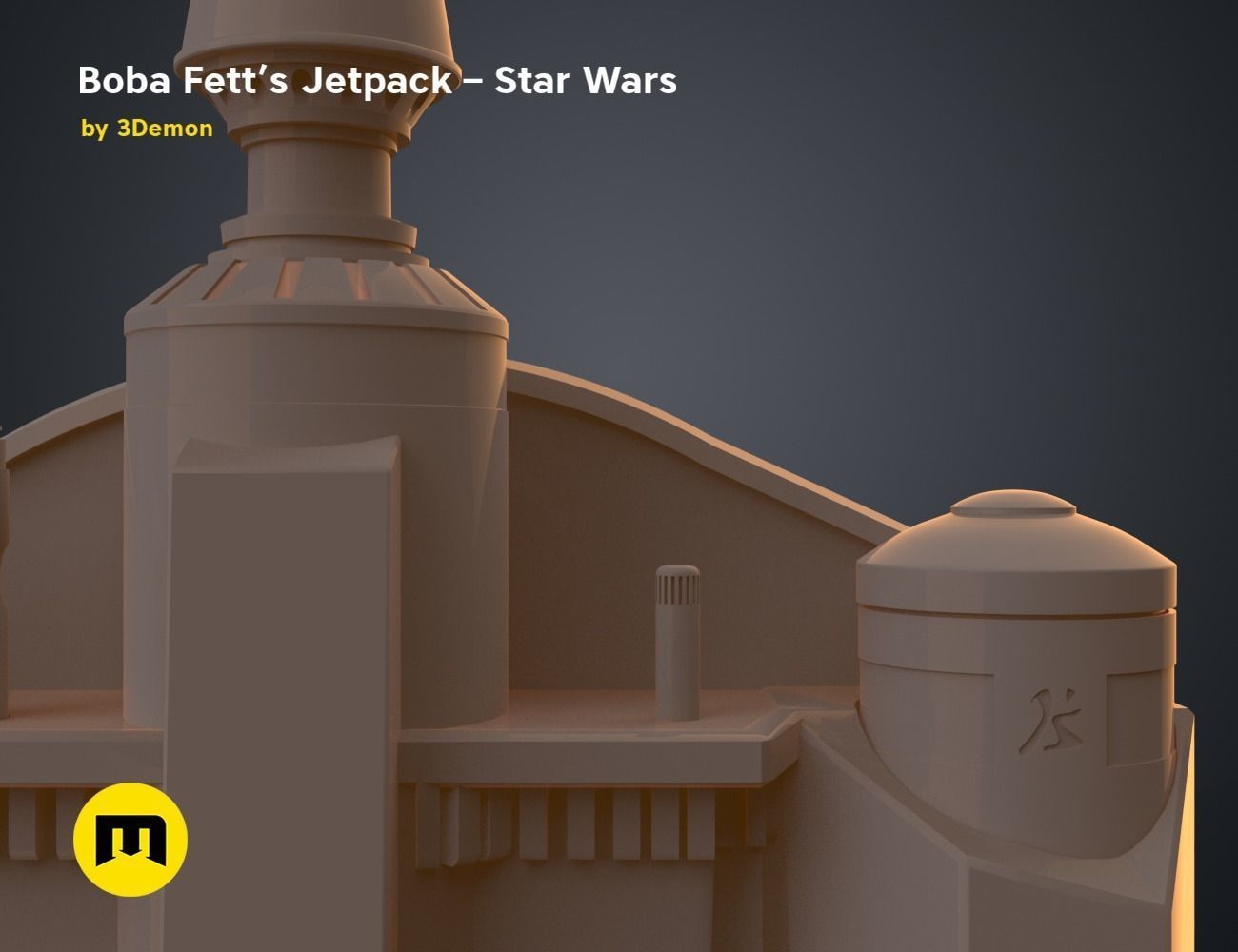 Boba Fetts Jetpack - Star Wars 3D print model_9