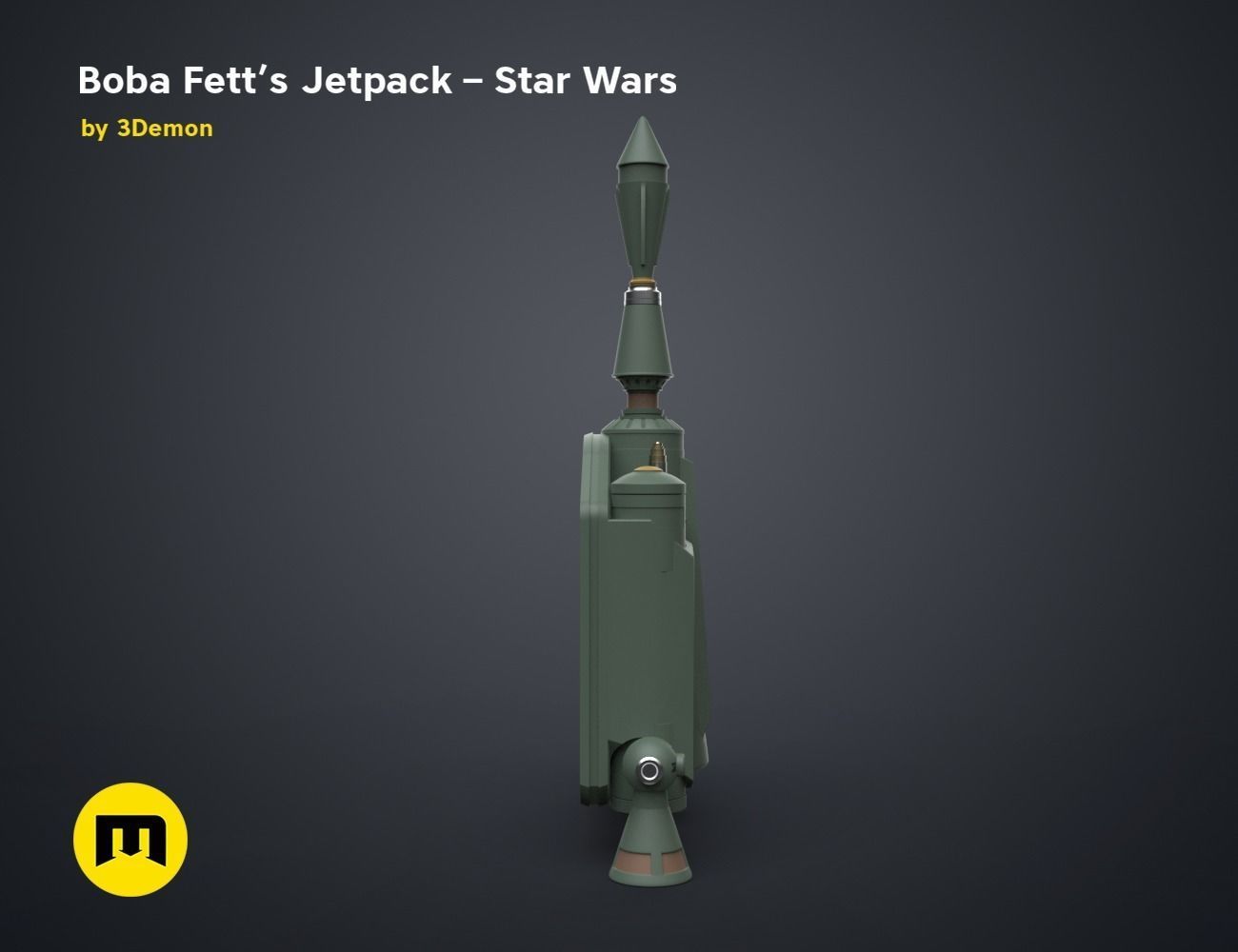Boba Fetts Jetpack - Star Wars 3D print model_3