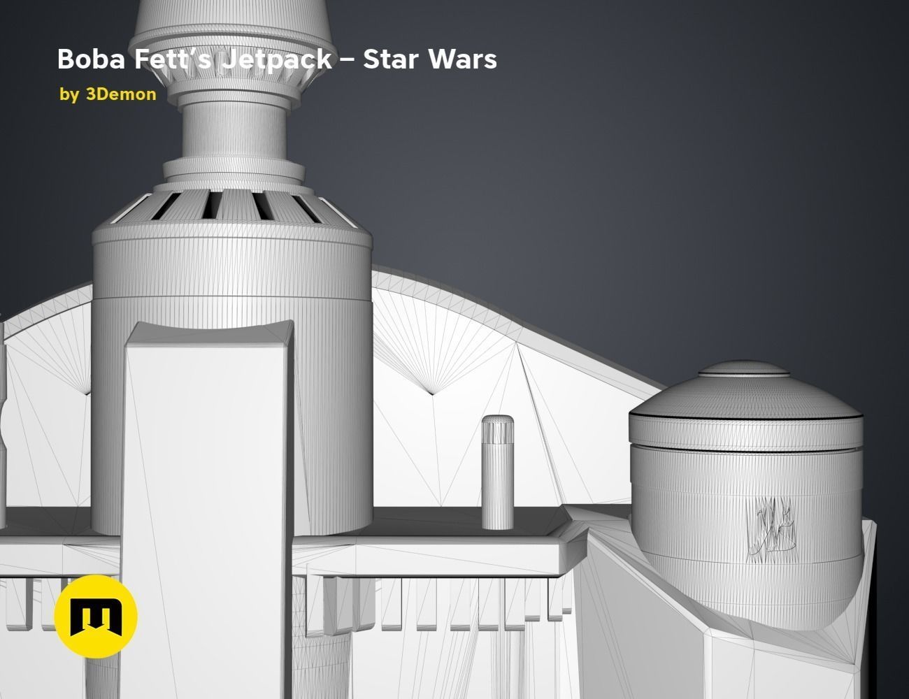 Boba Fetts Jetpack - Star Wars 3D print model_10