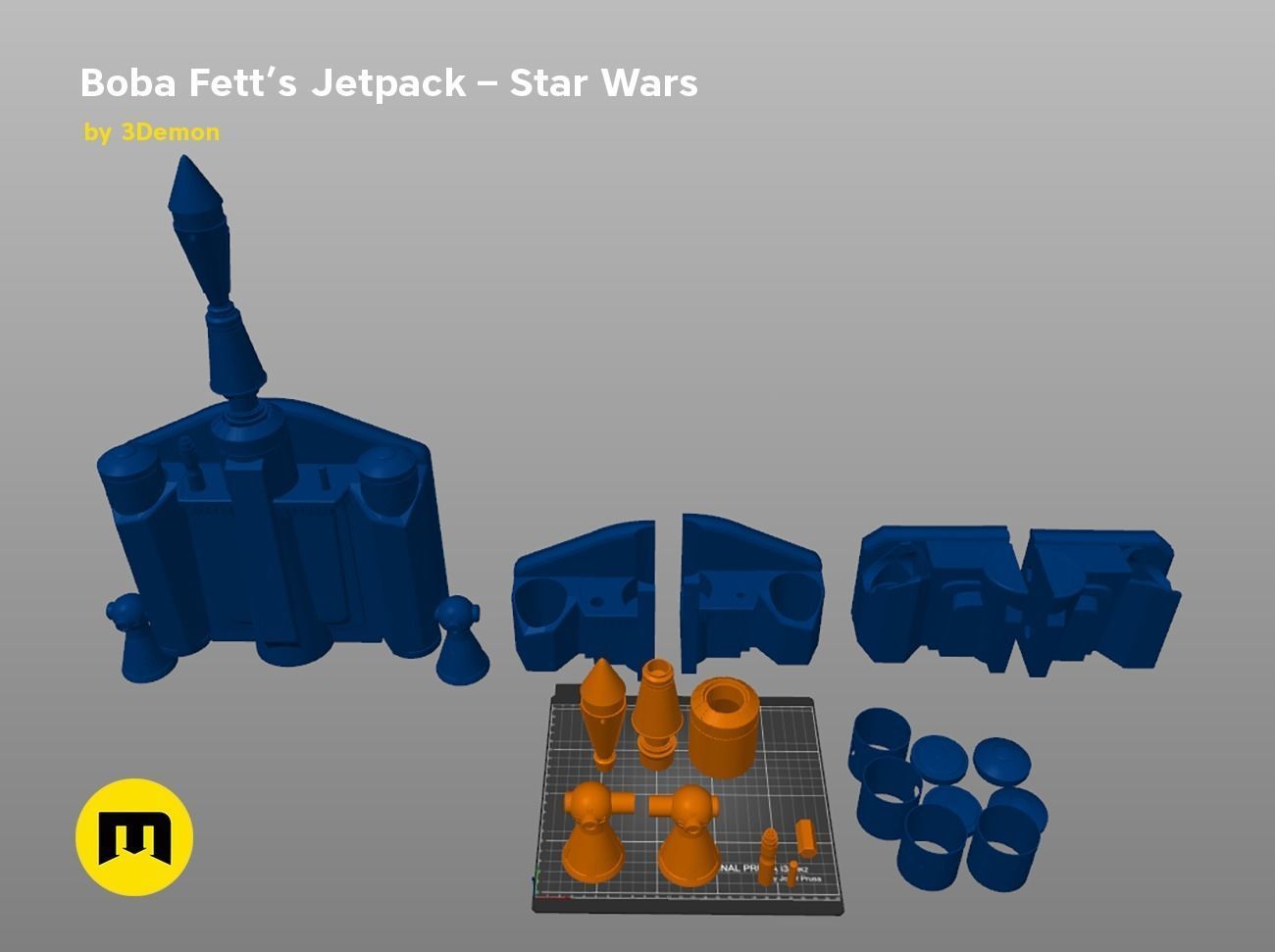 Boba Fetts Jetpack - Star Wars 3D print model_6