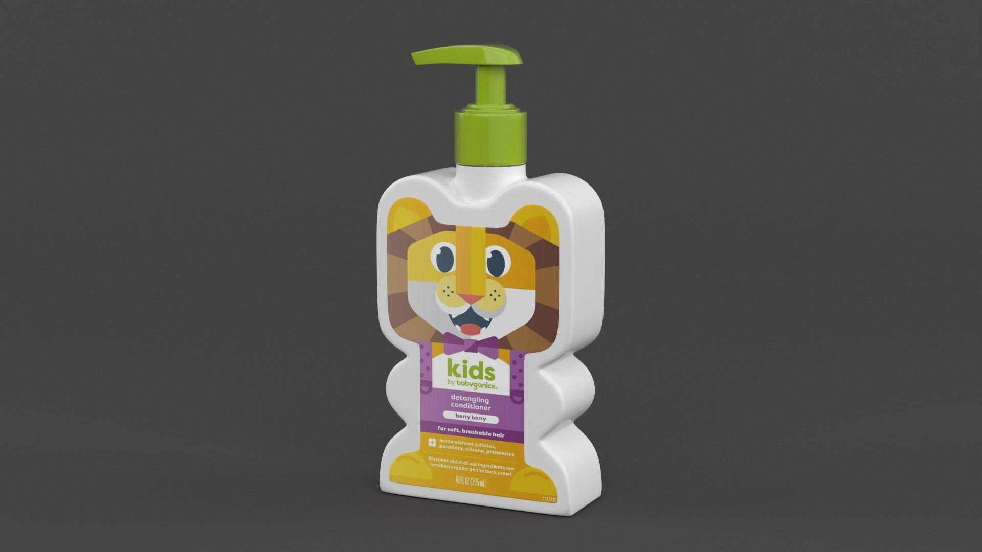 Babyganics Kids Shampoo Conditioner 3D model_3