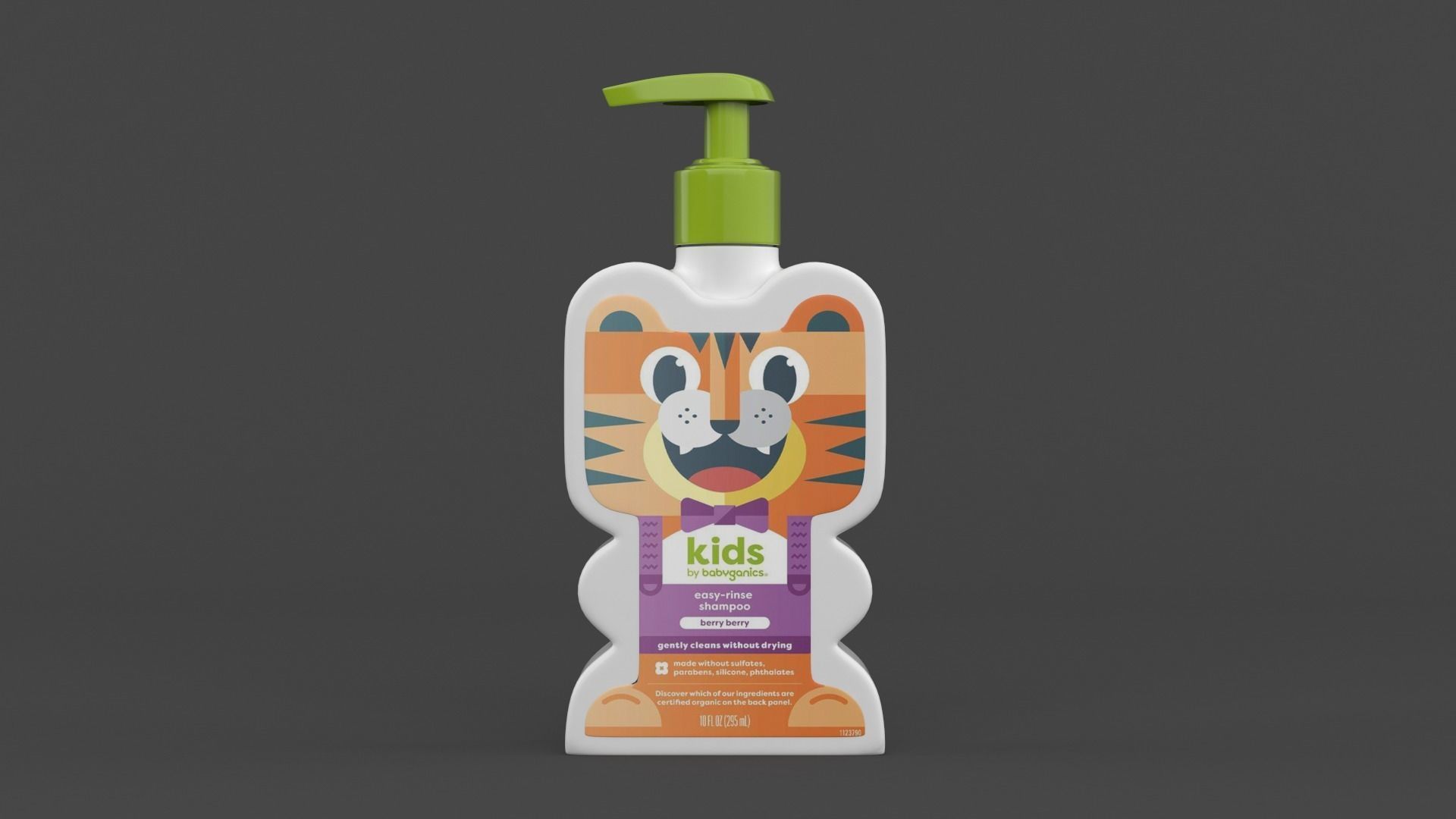 Babyganics Kids Shampoo Conditioner 3D model_4