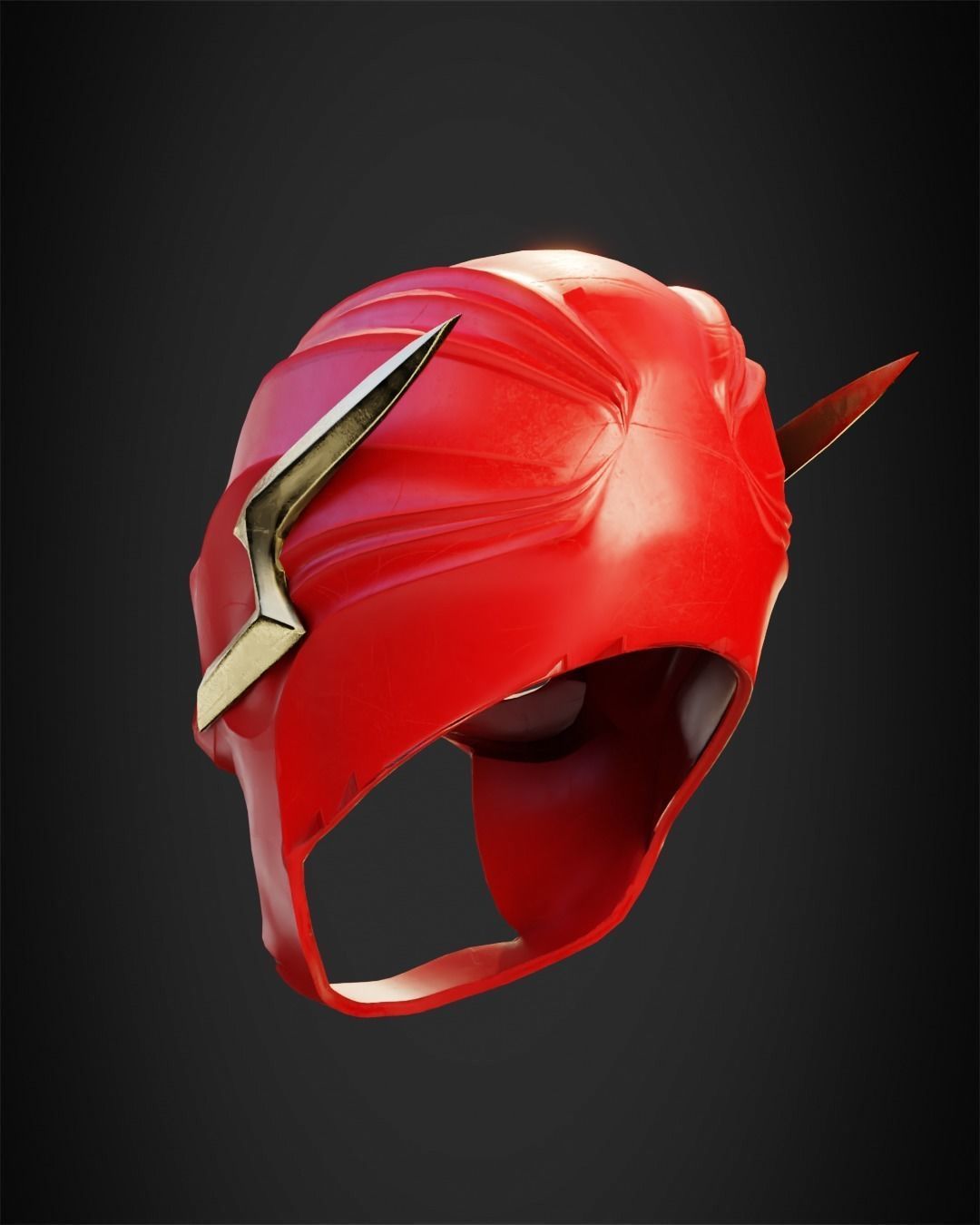 Flash Helmet for Cosplay 3D print model_6