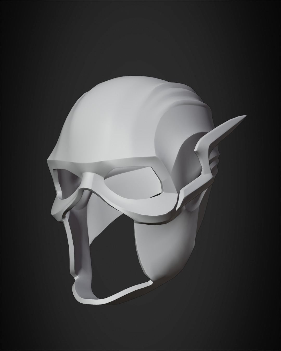 Flash Helmet for Cosplay 3D print model_8