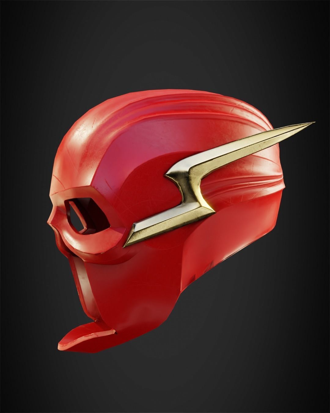Flash Helmet for Cosplay 3D print model_7