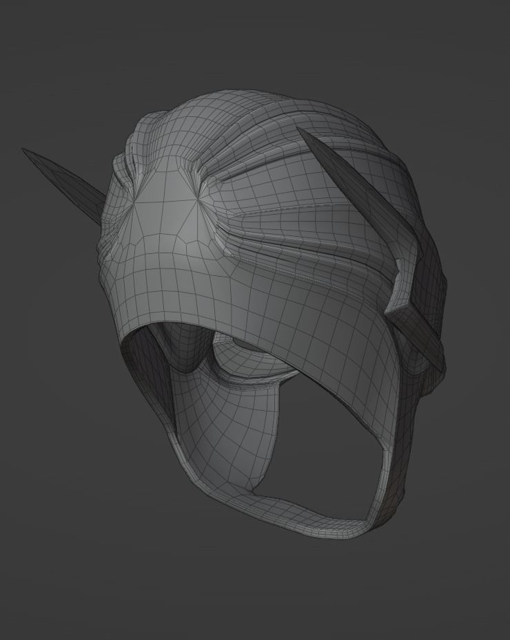 Flash Helmet for Cosplay 3D print model_12